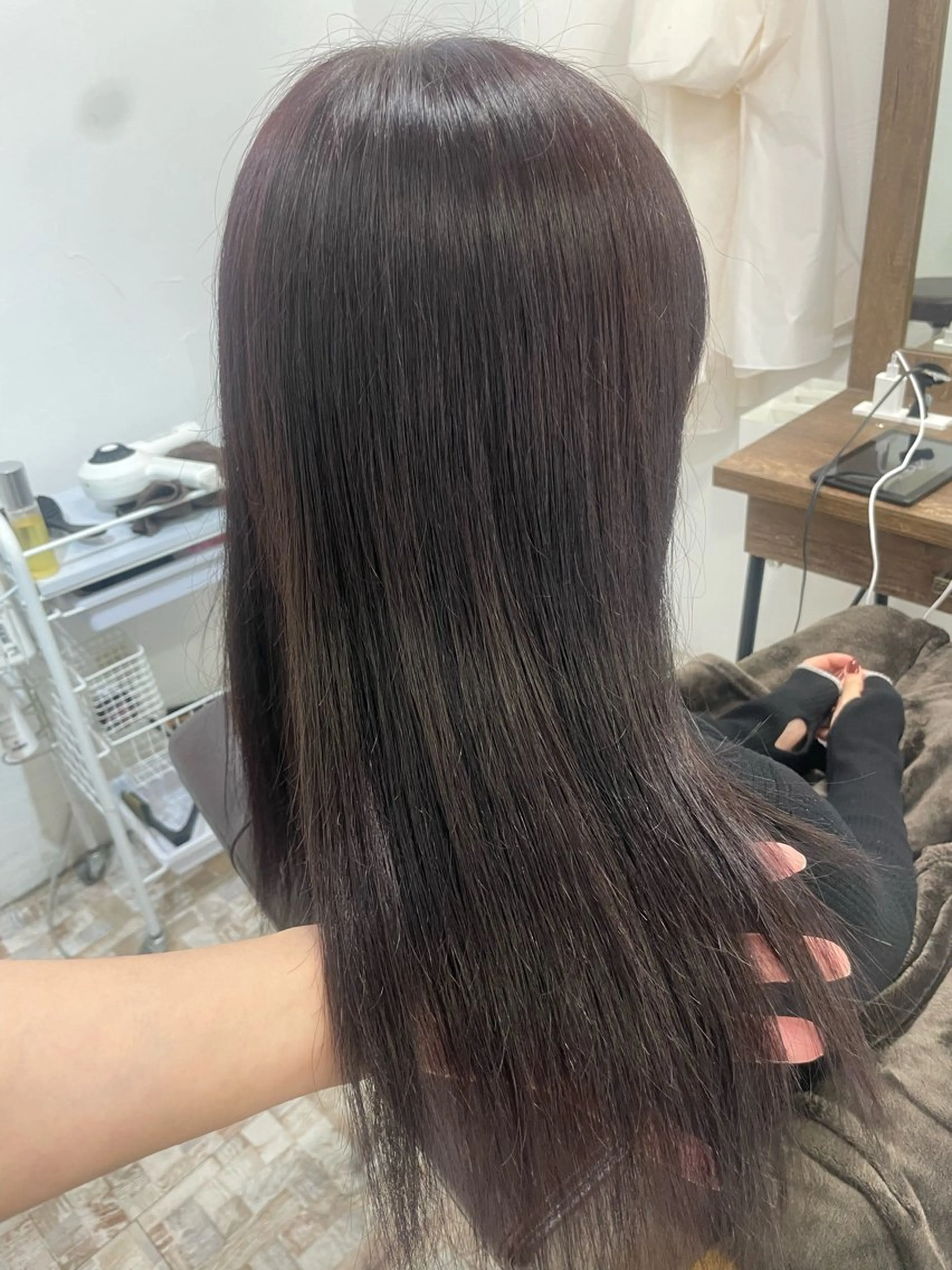 フルカラー（ロング）シャンプーブロー込　¥4400の写真
