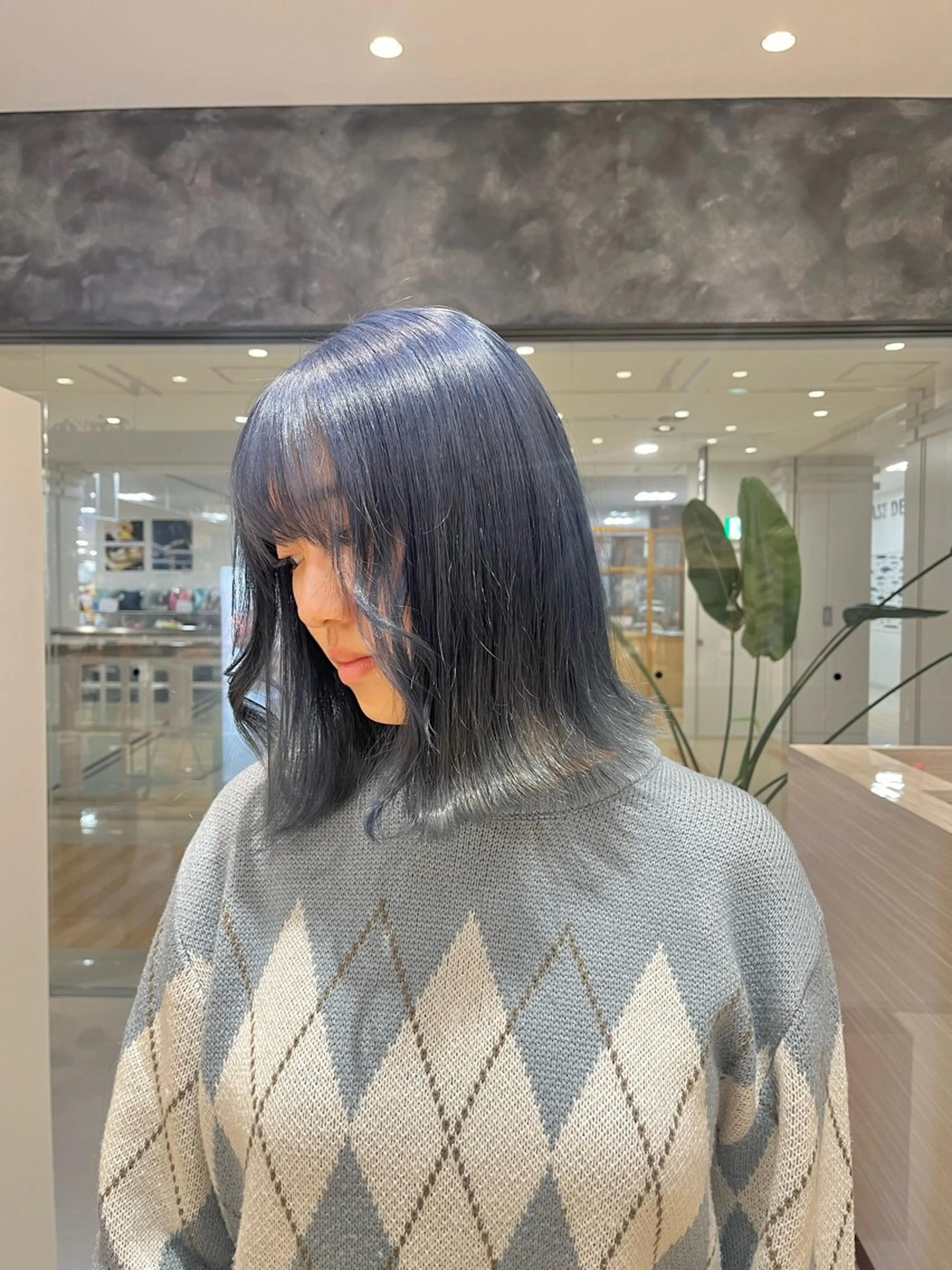 ミディアム アッシュ 🫧艶髪.ハイトーン 🫧Harukaのヘアスタイル
