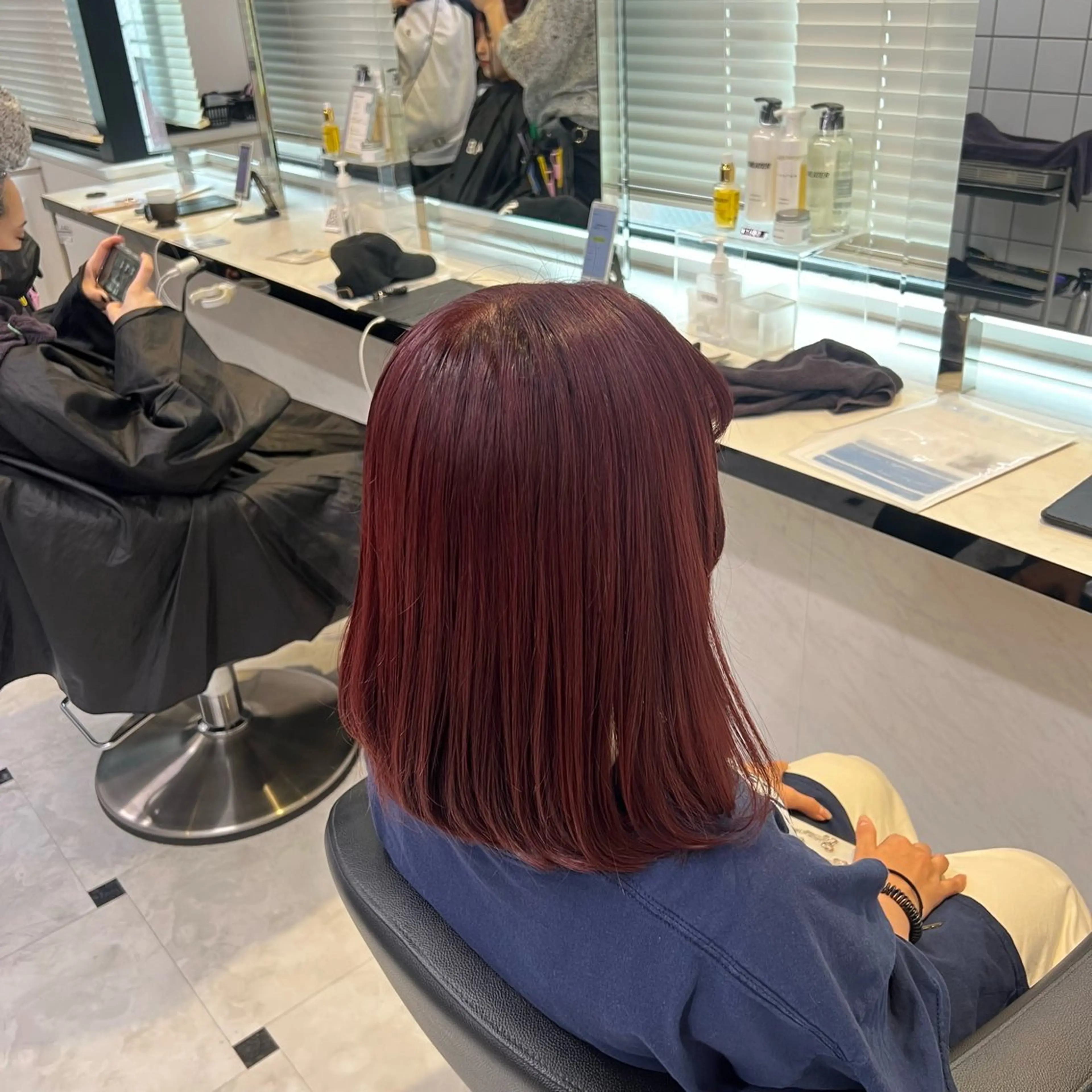 セミロング ‎🥀暖色/モテ髪 ‎りな🥀のヘアスタイル