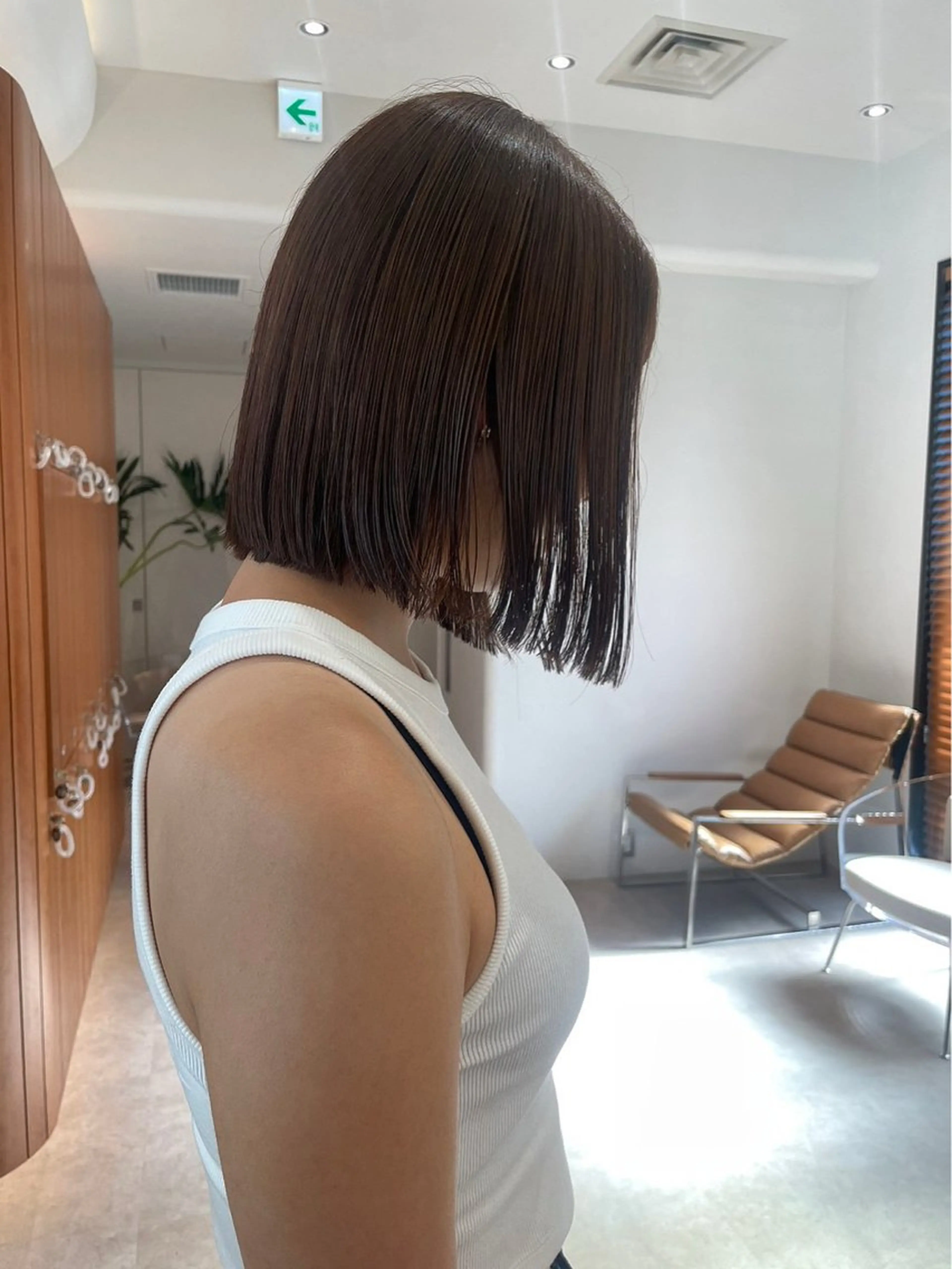 ミディアム カラー カット トリートメント 渋谷/垢抜けボブ 髪質改善/ショウゴのヘアスタイル
