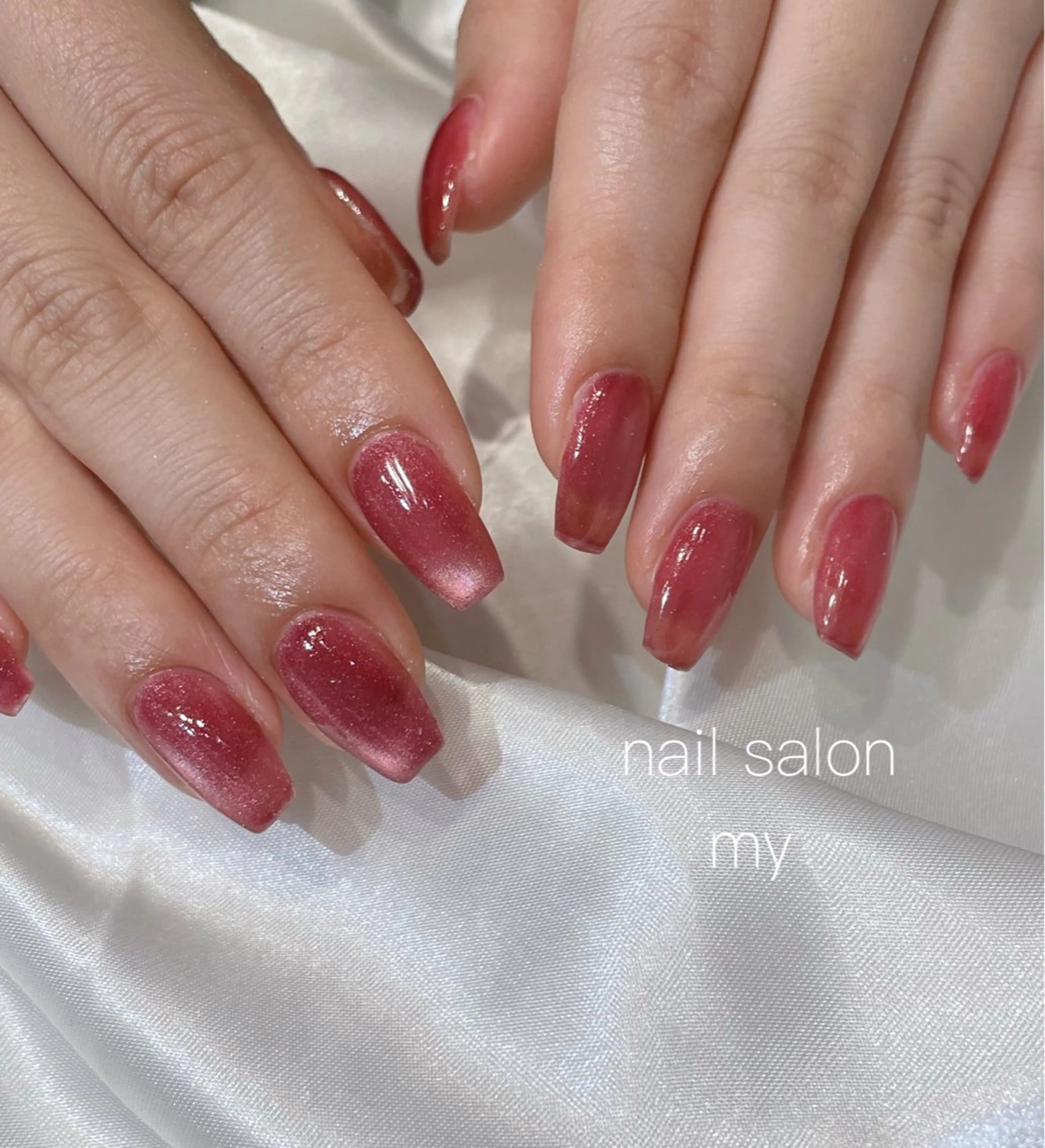 ネイル アートネイル ジェルネイル 韓国ネイル マグネットネイル ニュアンスネイル ハンドネイル フットネイル Nail salon MY所属・NailSalon MYのネイルデザイン