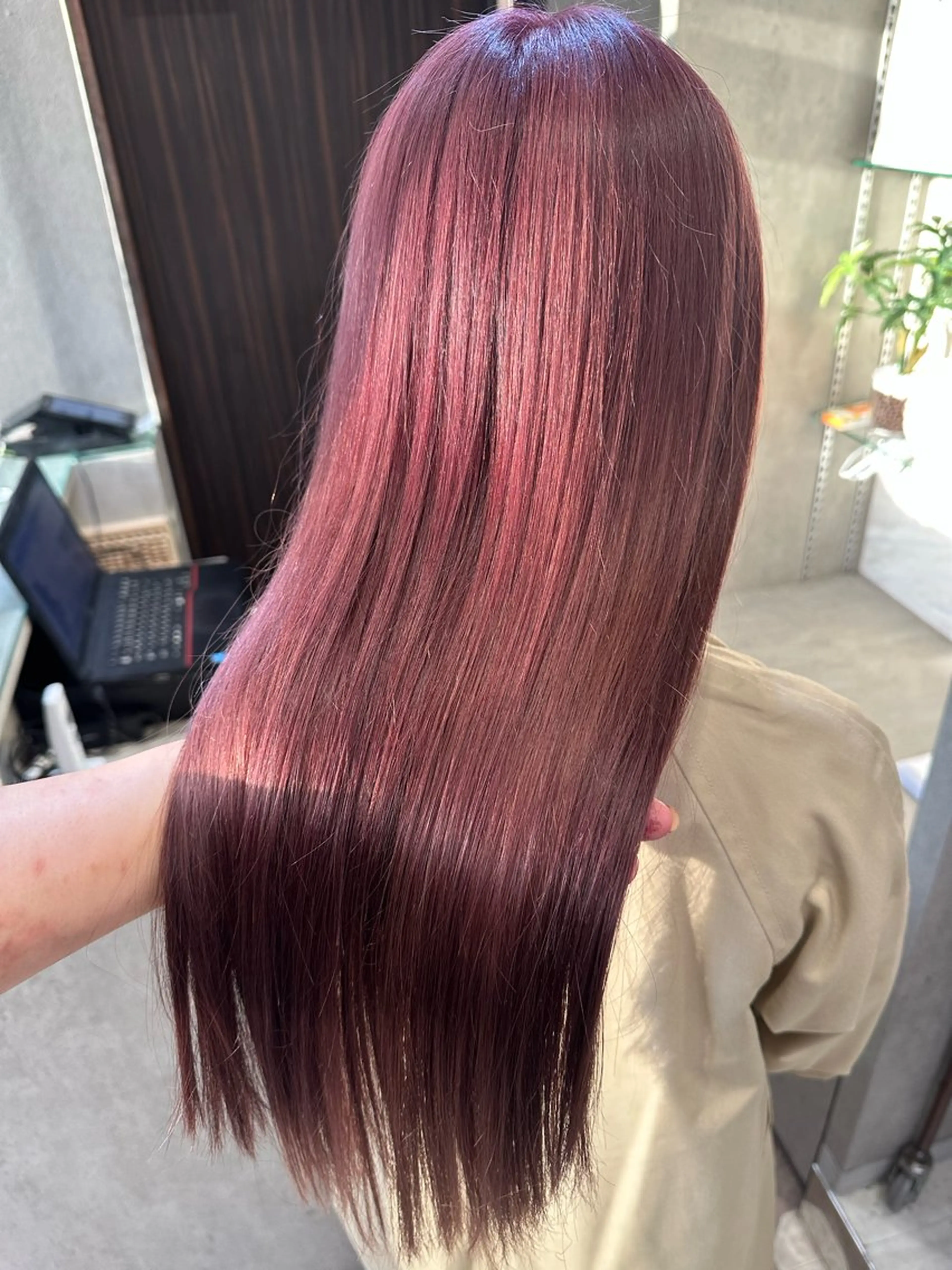 ロング カラー ヘアカラー AYAKASA 暖色カラー/レイヤーのヘアスタイル