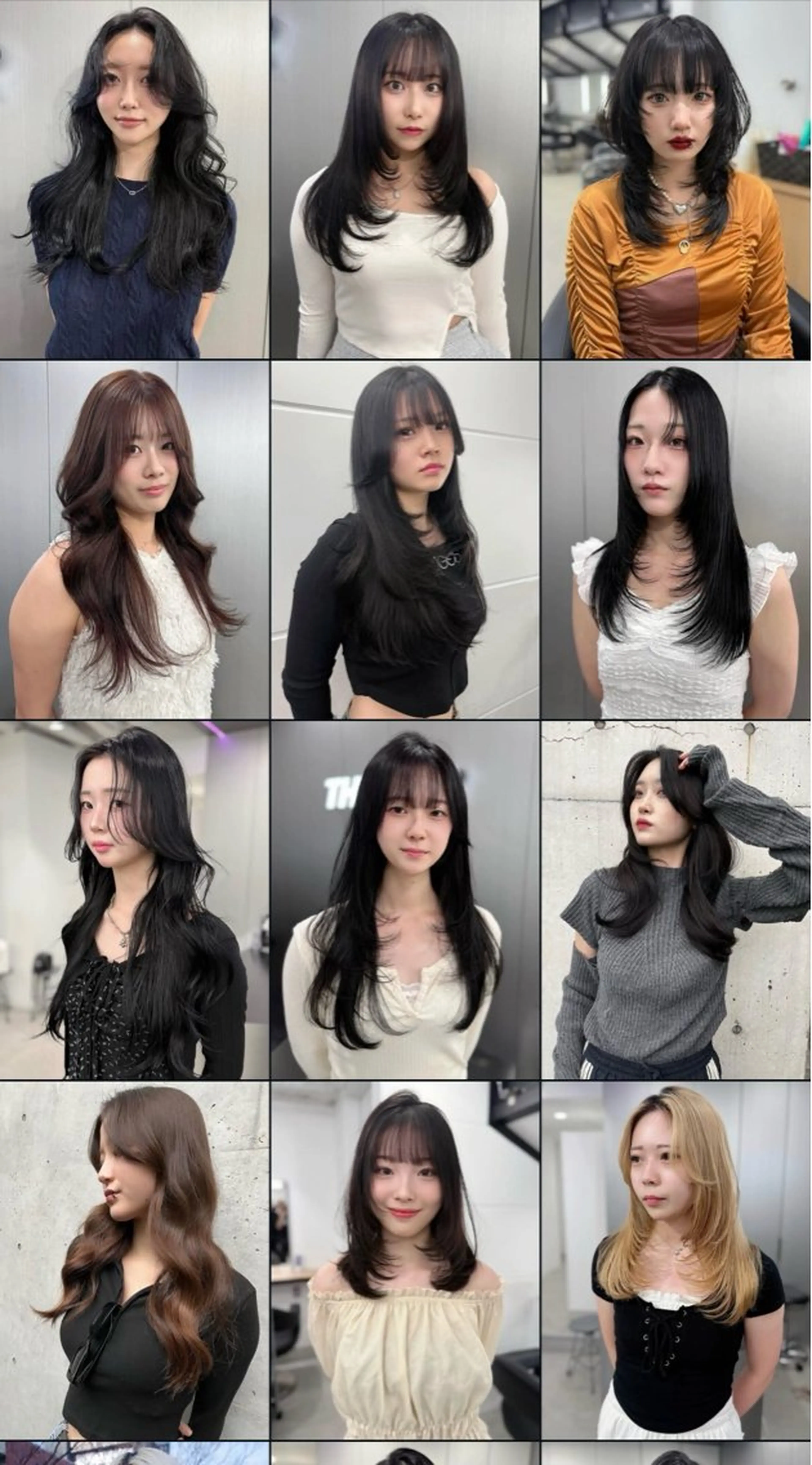 ロング カラー カット ヘアカラー トリートメント ヘアセット ブルーブラック レイヤー/TERUのヘアスタイル