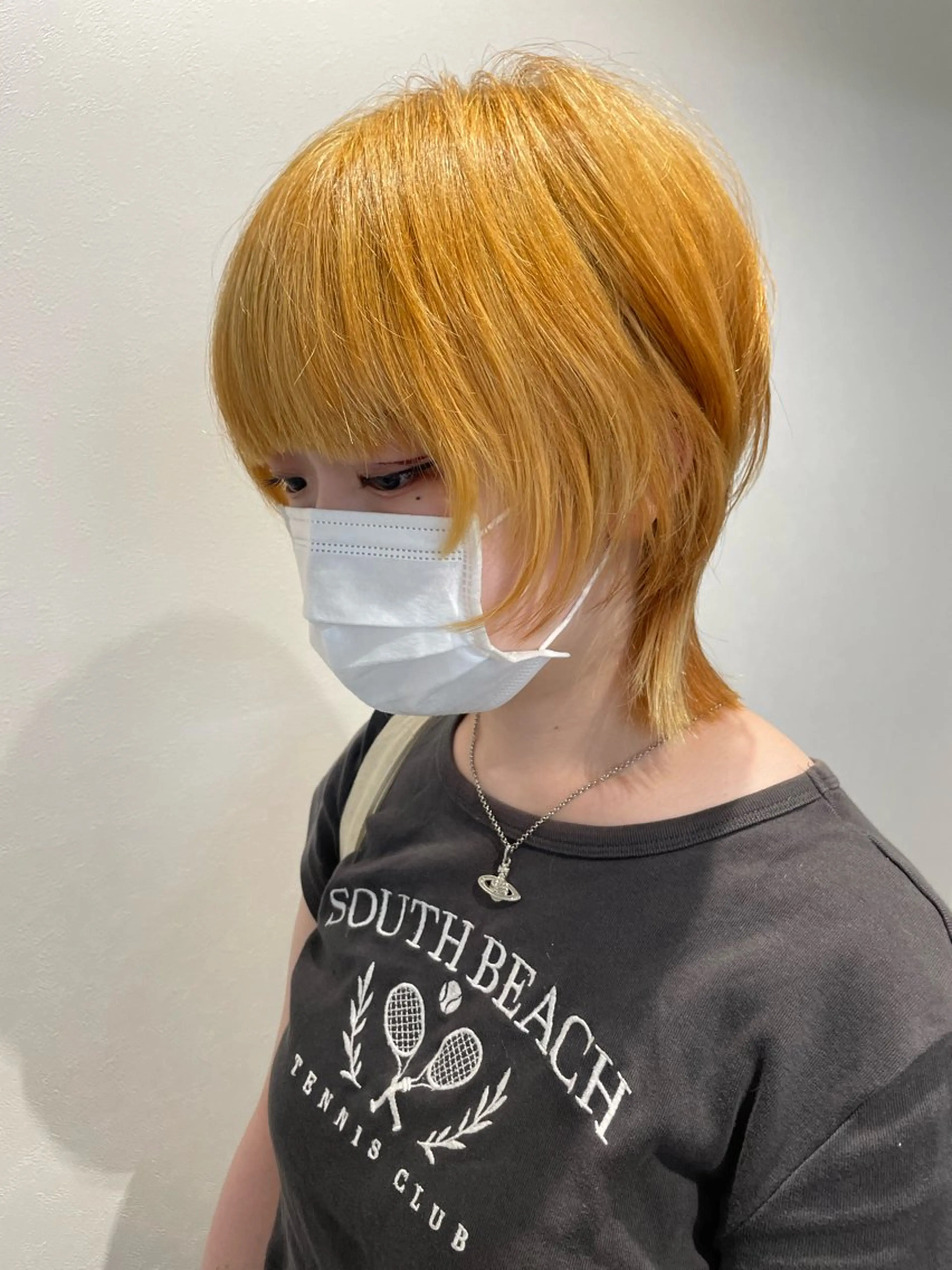 ミディアム カット トリートメント レイヤーパーマ/ ショートパーマ/横浜のヘアスタイル