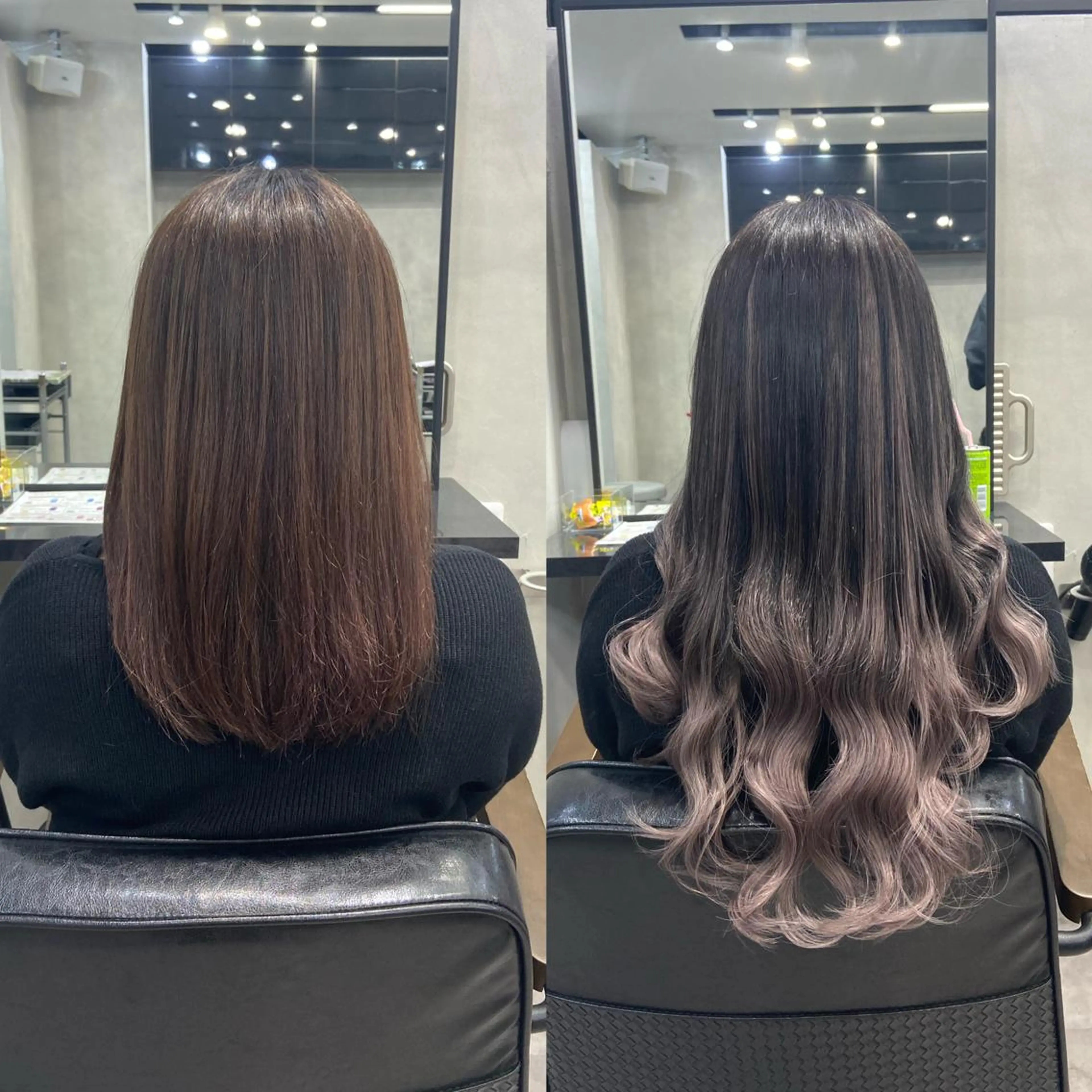 ロング カラー ヘアアレンジ シールエクステ ダブルカラー グラデーションカラー ハイライトカラー インナーカラー ar+ ❤︎ maiのヘアスタイル