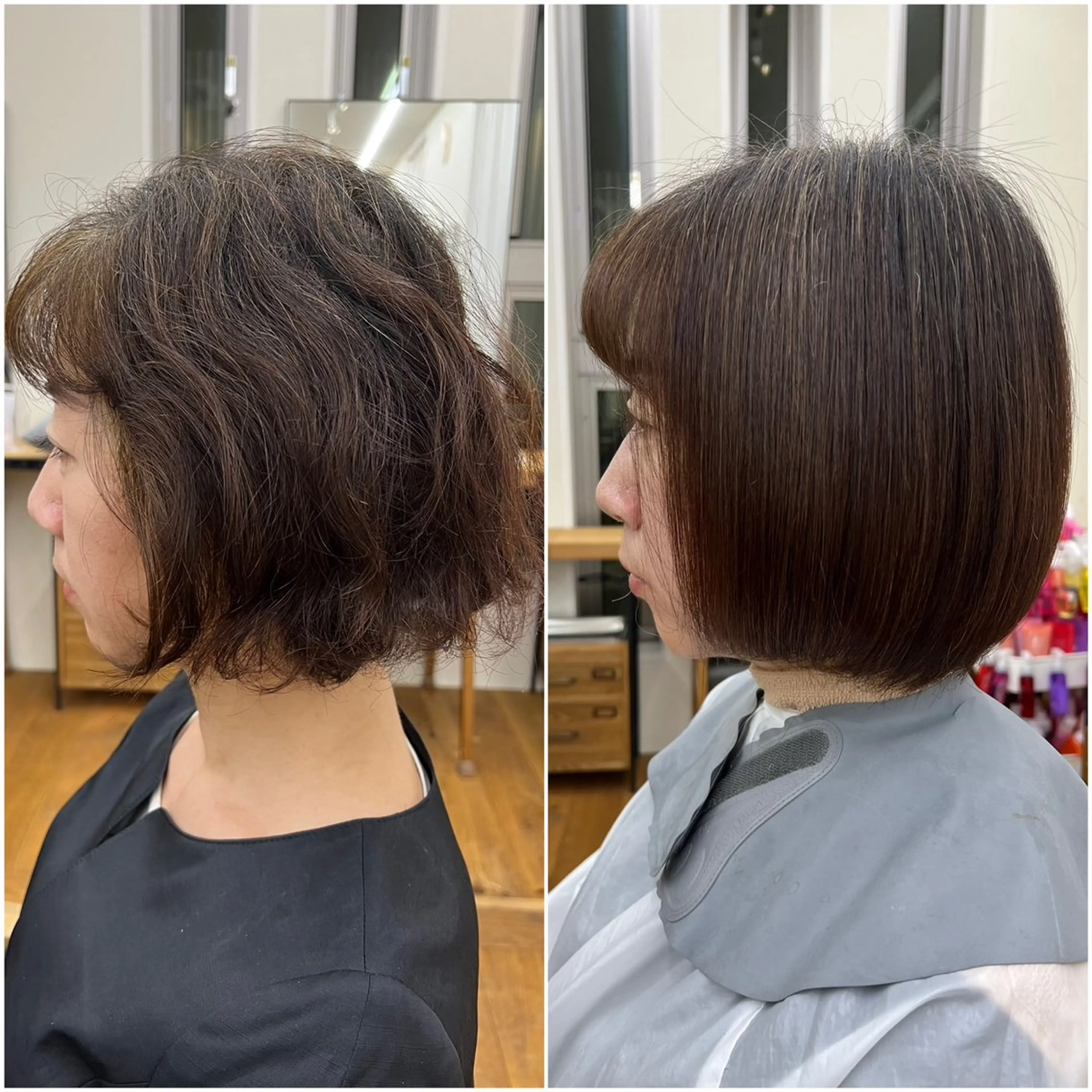 ショート 縮毛矯正 🐋湊 ゆうき /レイヤーカット🫧のヘアスタイル