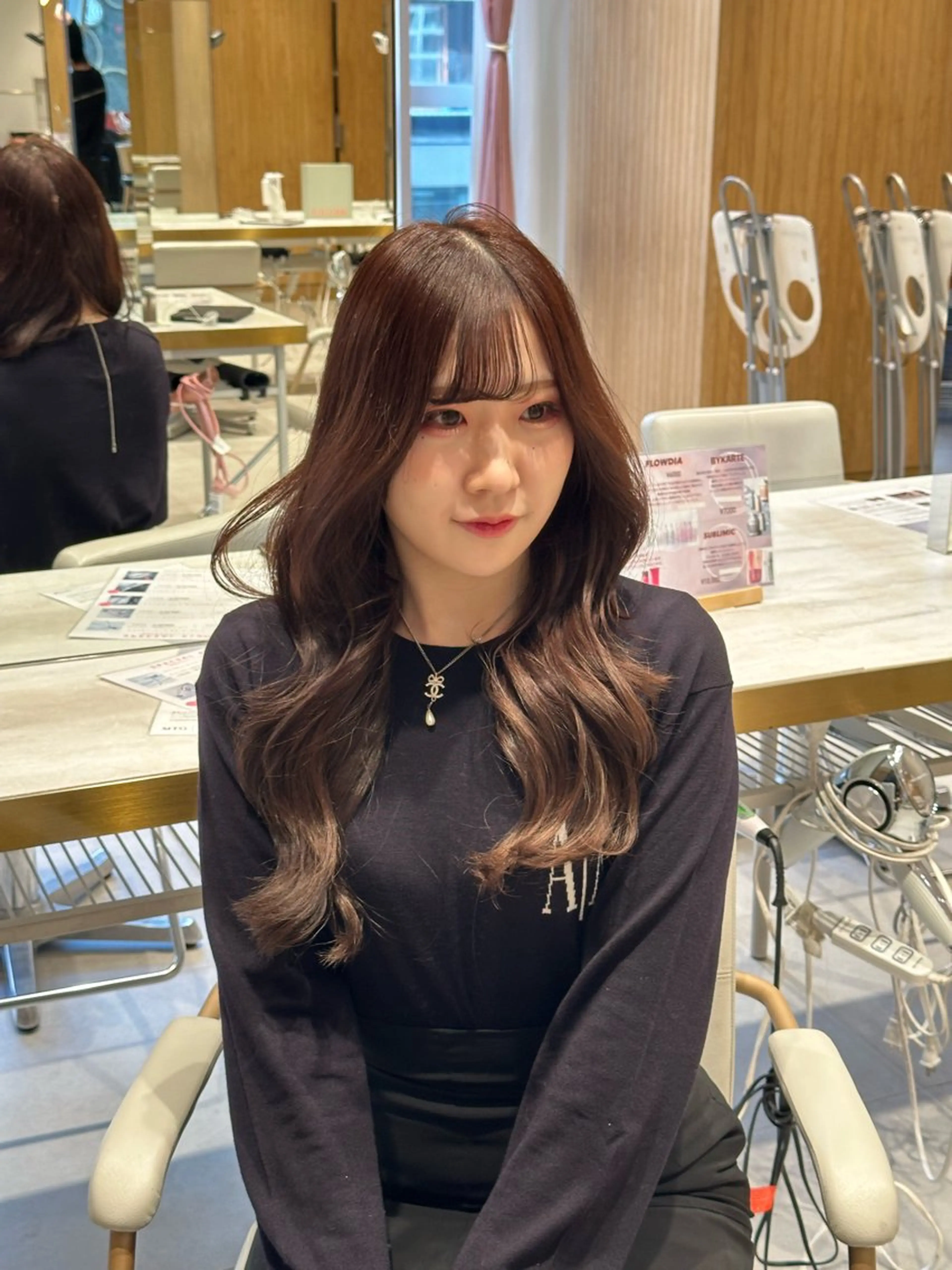 ロング 透明感カラー/似合わ せ前髪/柴田礼空のヘアスタイル