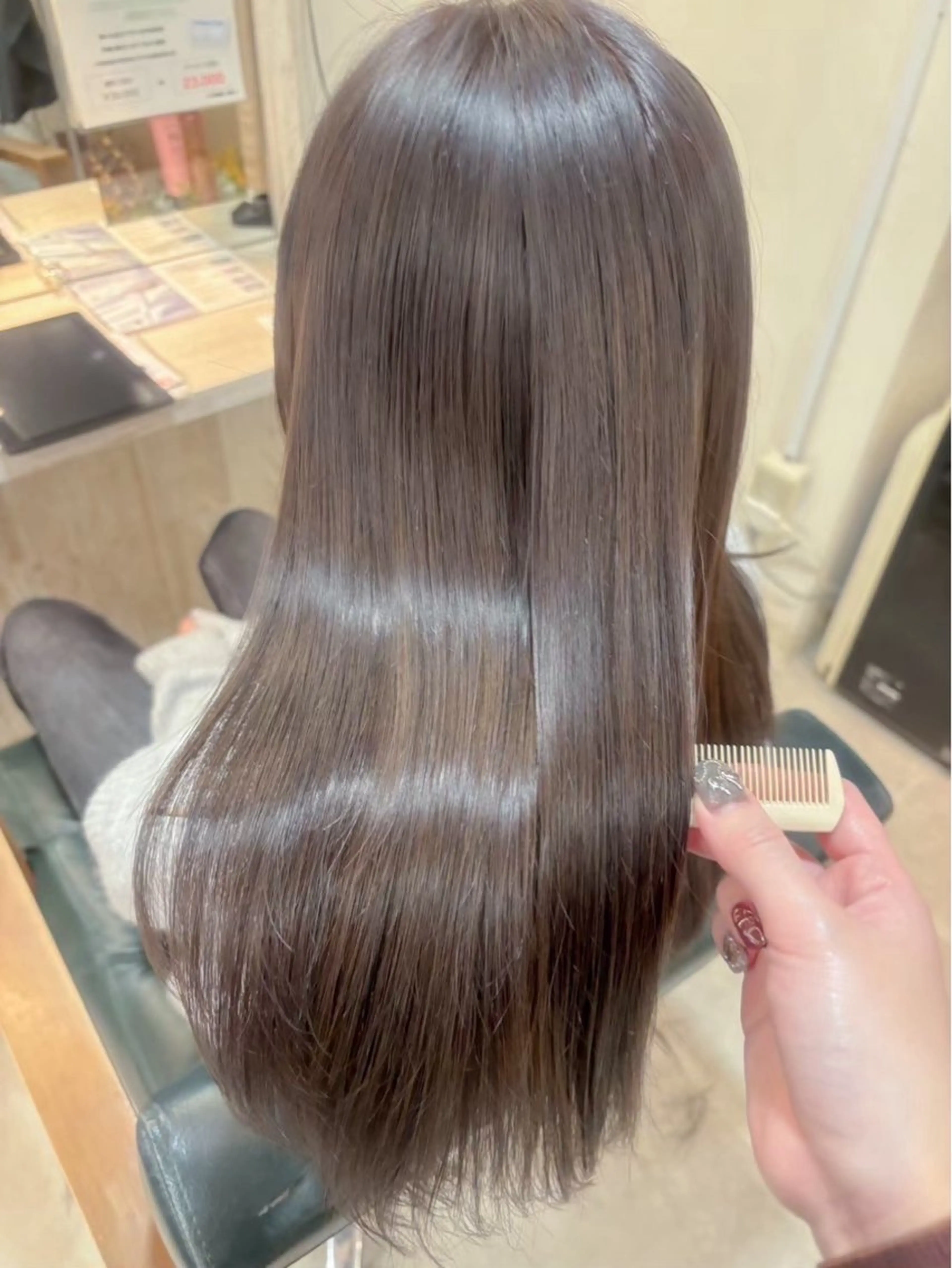 セミロング 髪質改善 カット ヘアカラー 🎀ツヤ髪/レイヤー /ボブ/hana🎀のヘアスタイル