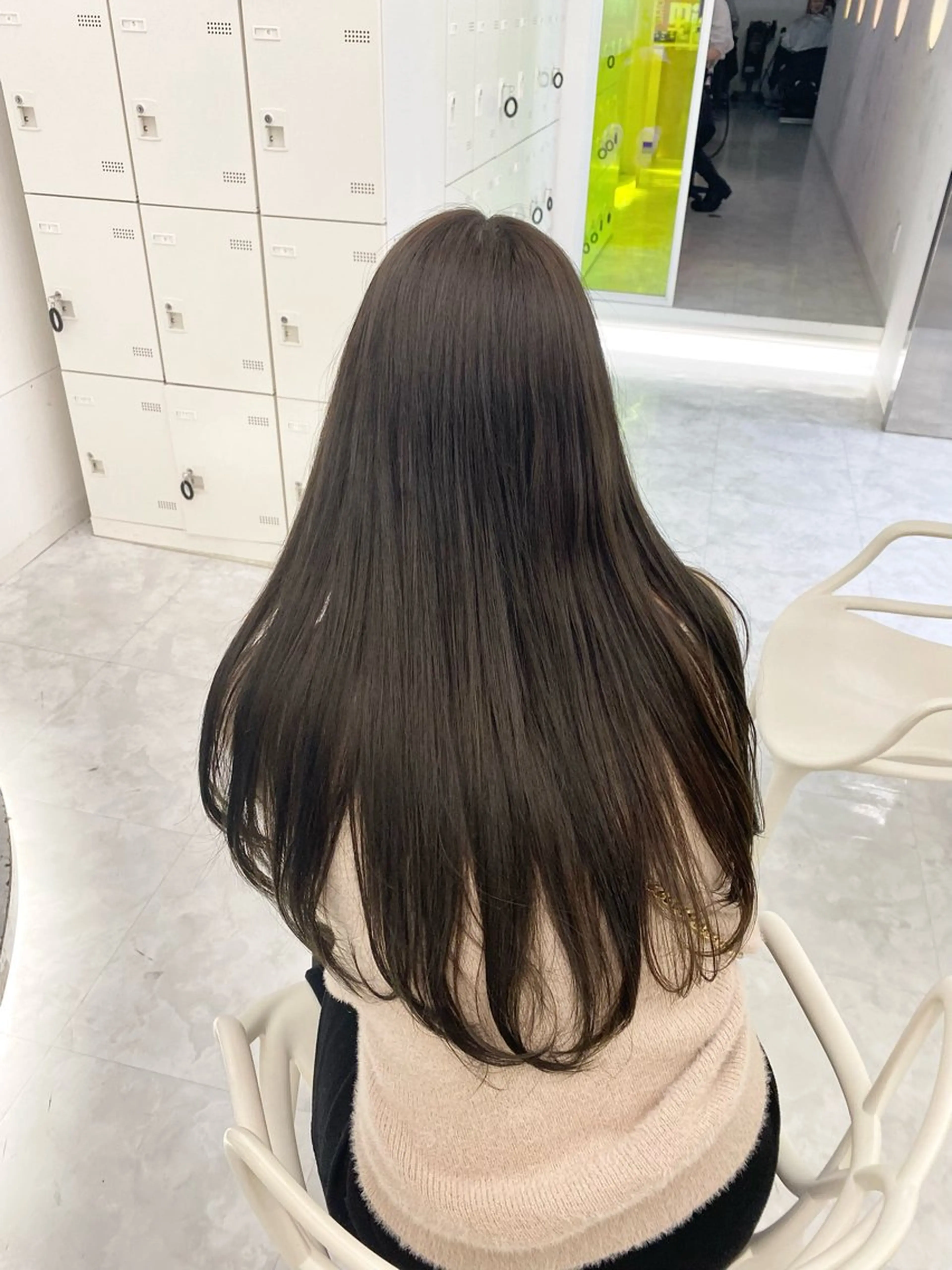 カラー ヘアカラー ヘアセット 🤍透明感グレージュ オリーブ🤍RINのヘアスタイル