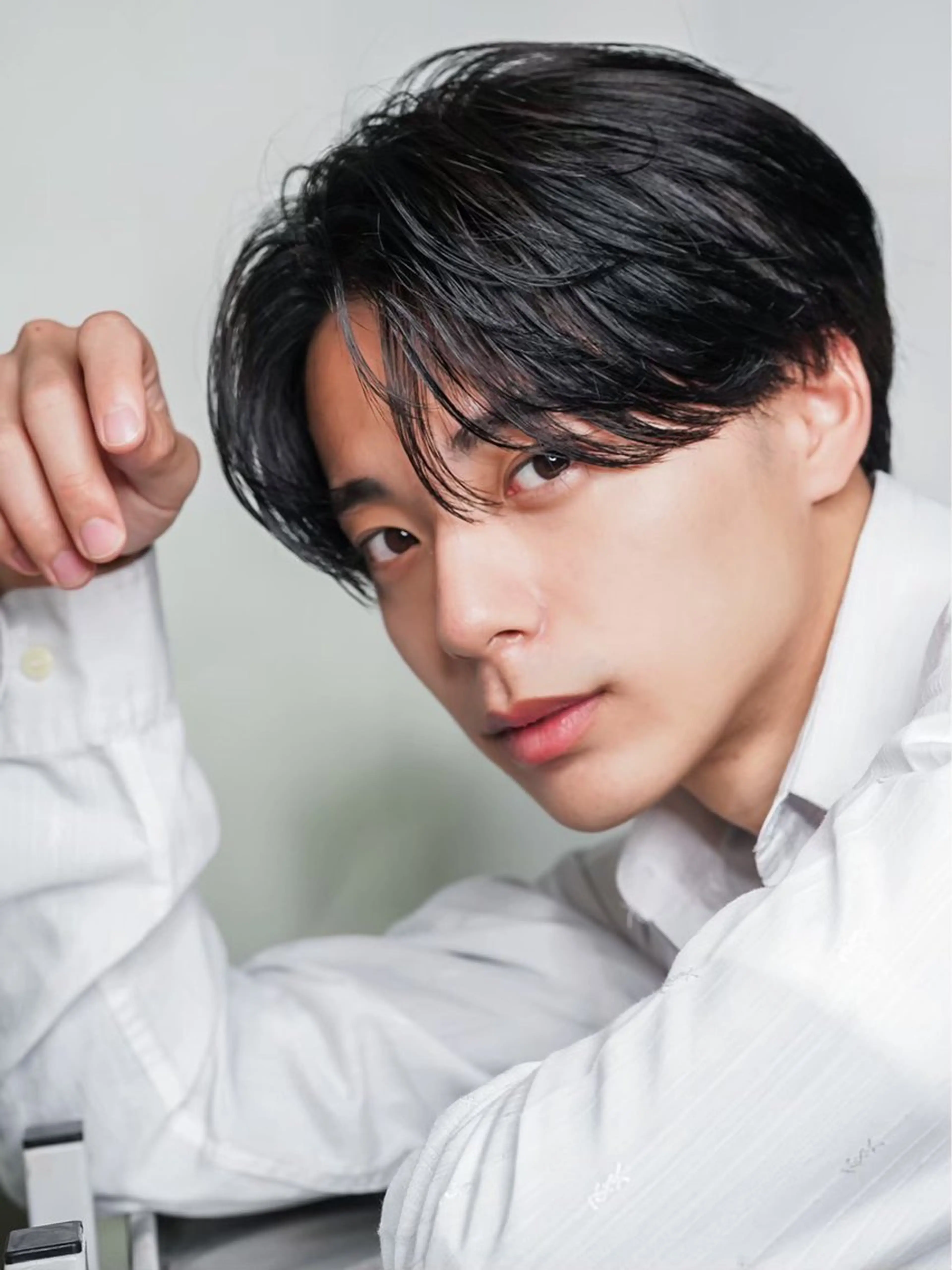 ミディアム ミディアムパーマ ⭐️メンズ特化⭐️ パーマ カラーのヘアスタイル