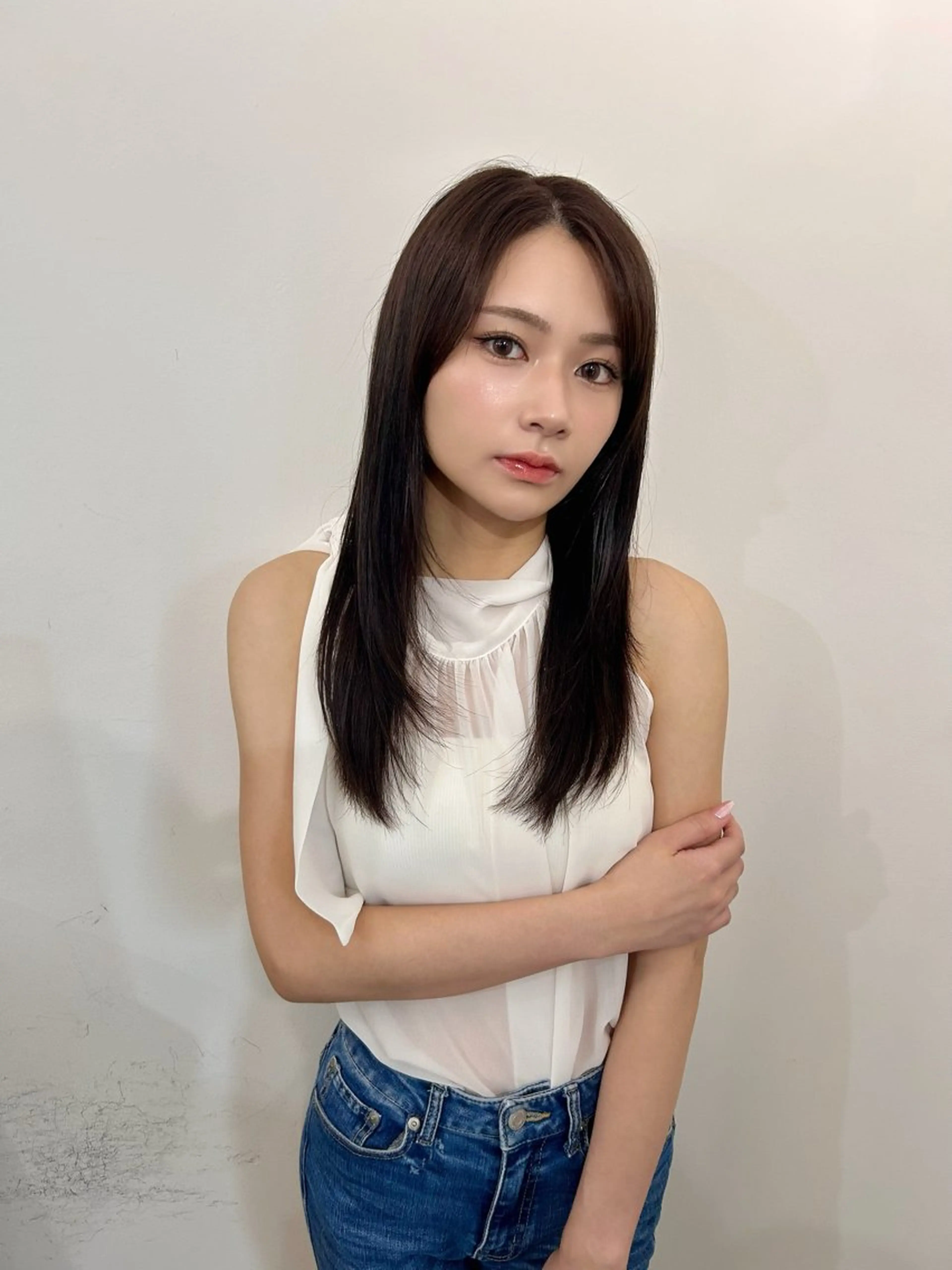 ロング カット ヘアカラー トリートメント 畑中 翔伍のヘアスタイル