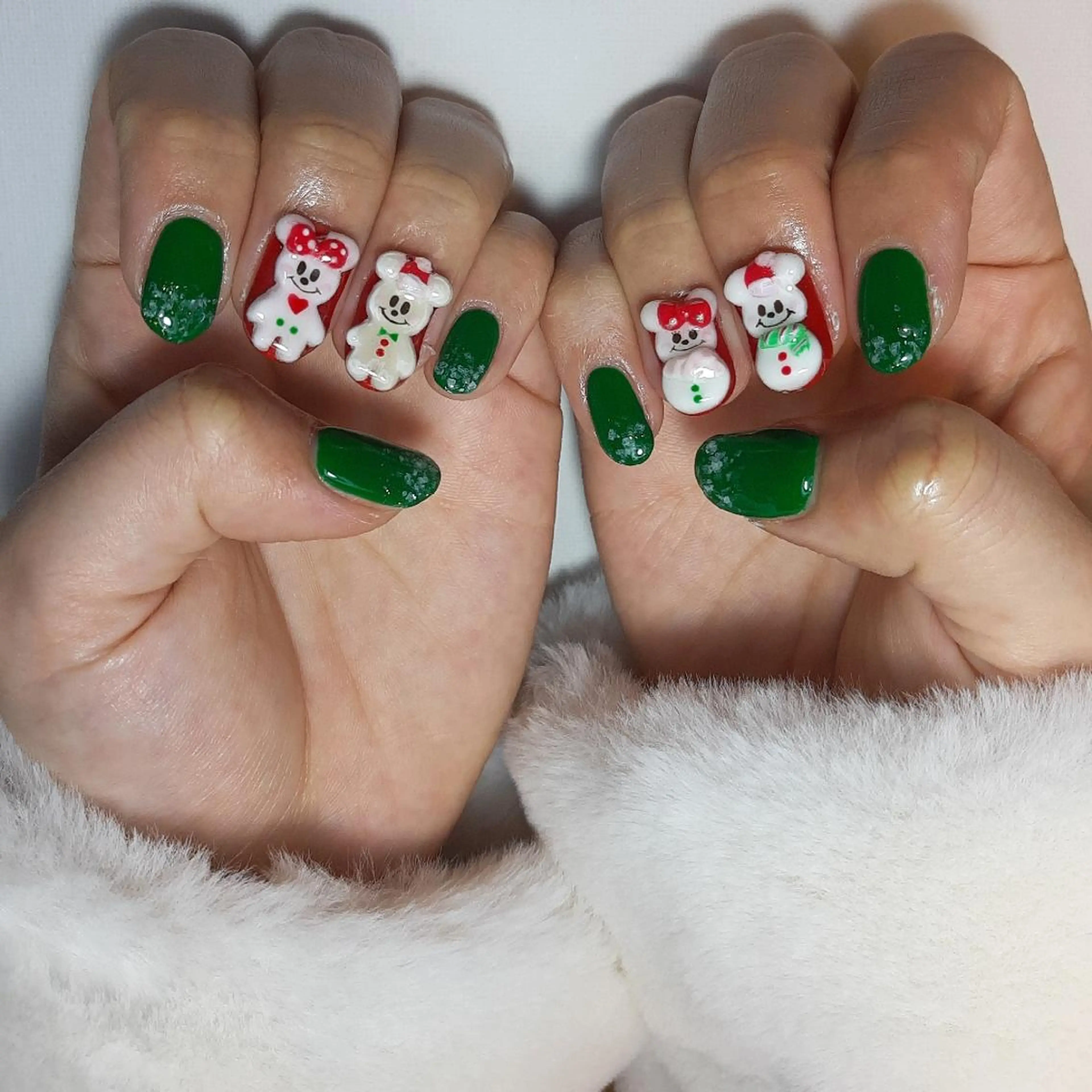 ネイル 冬ネイル クリスマス owlnail /持込みデザイン専門のネイルデザイン
