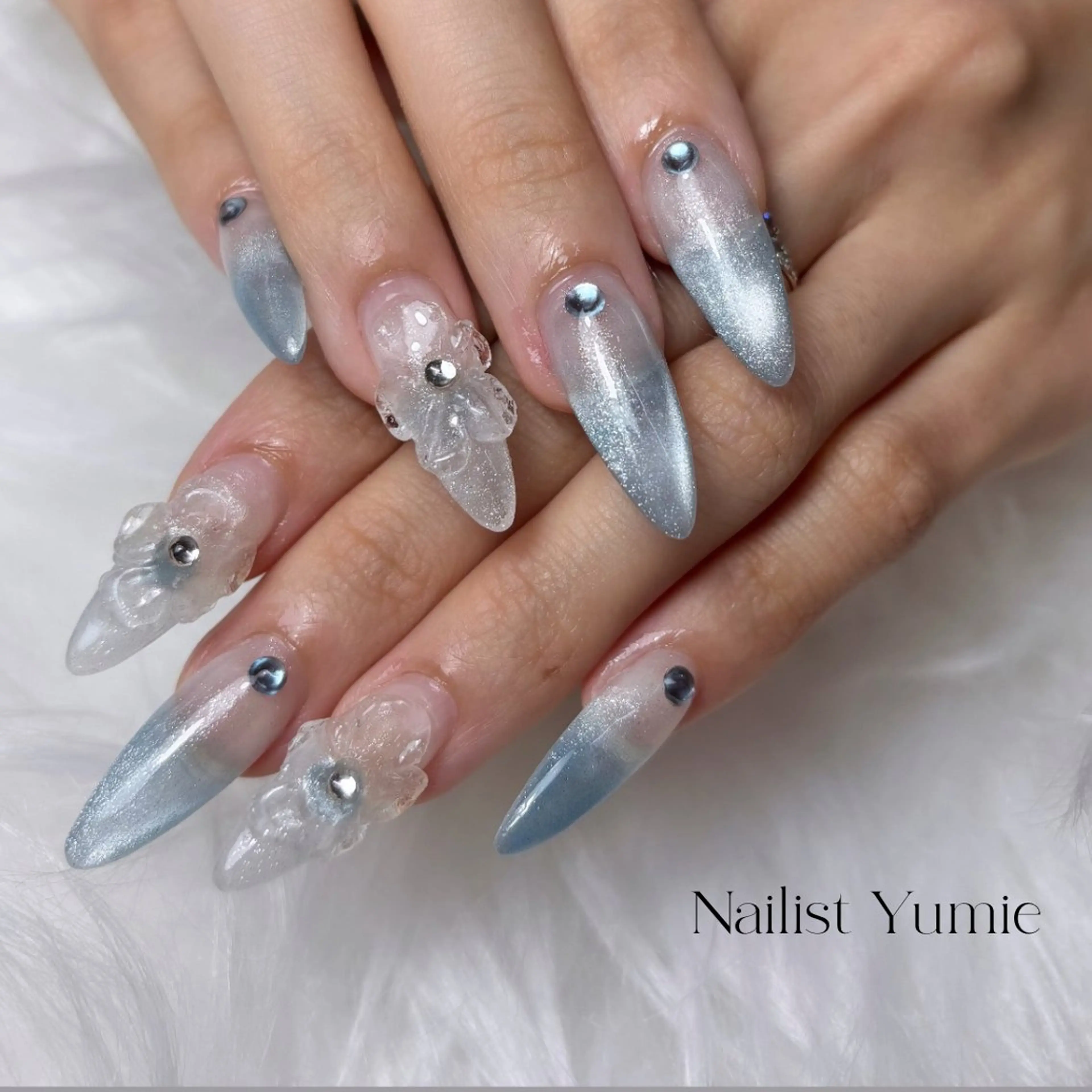 ネイル ハンドネイル Setsalon Churaku Nailist Yumie所属・【沖縄市安慶田】 🤍Yumieのネイルデザイン
