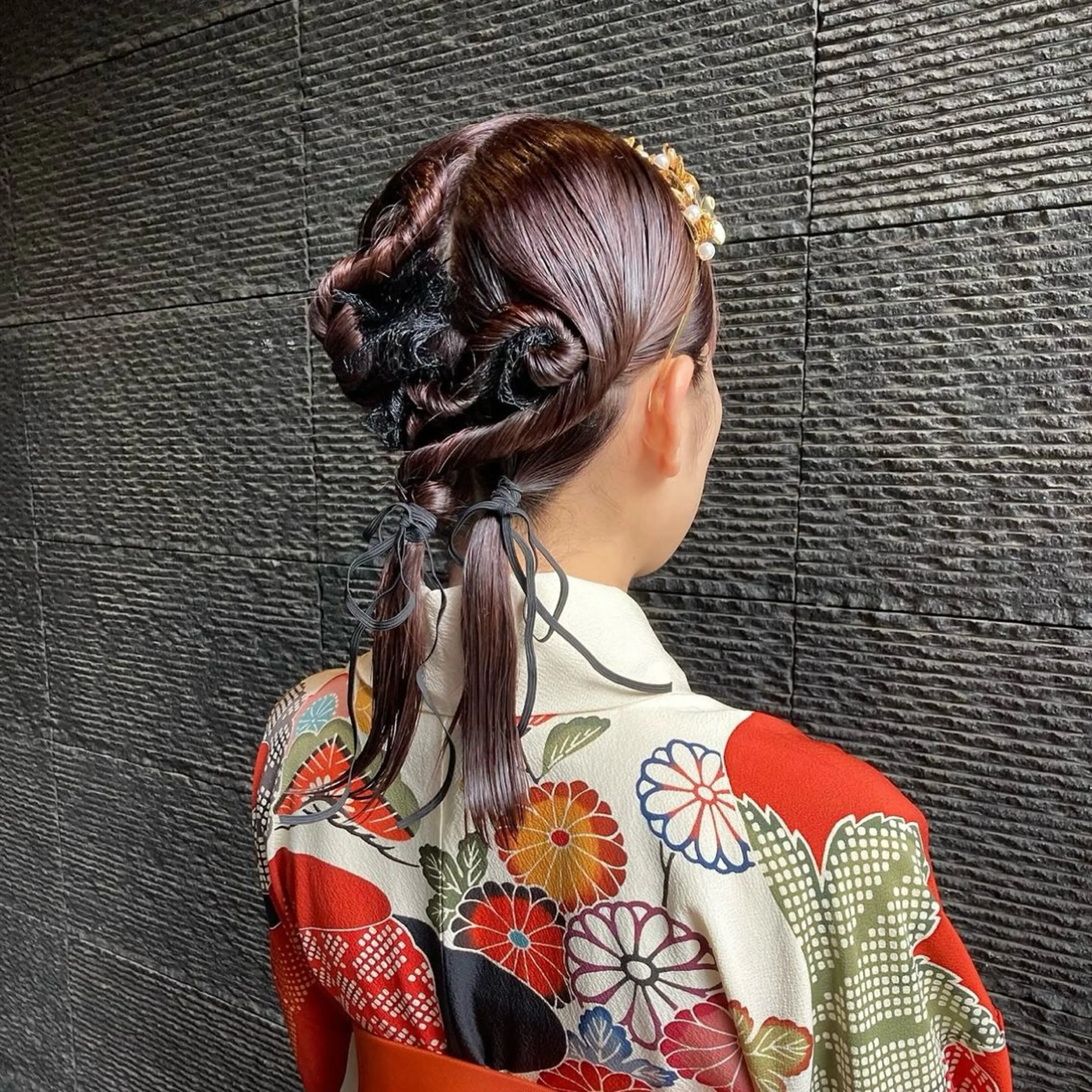 セミロング ヘアアレンジ ヘアセット MISUZU KAWATOKOのその他イメージ