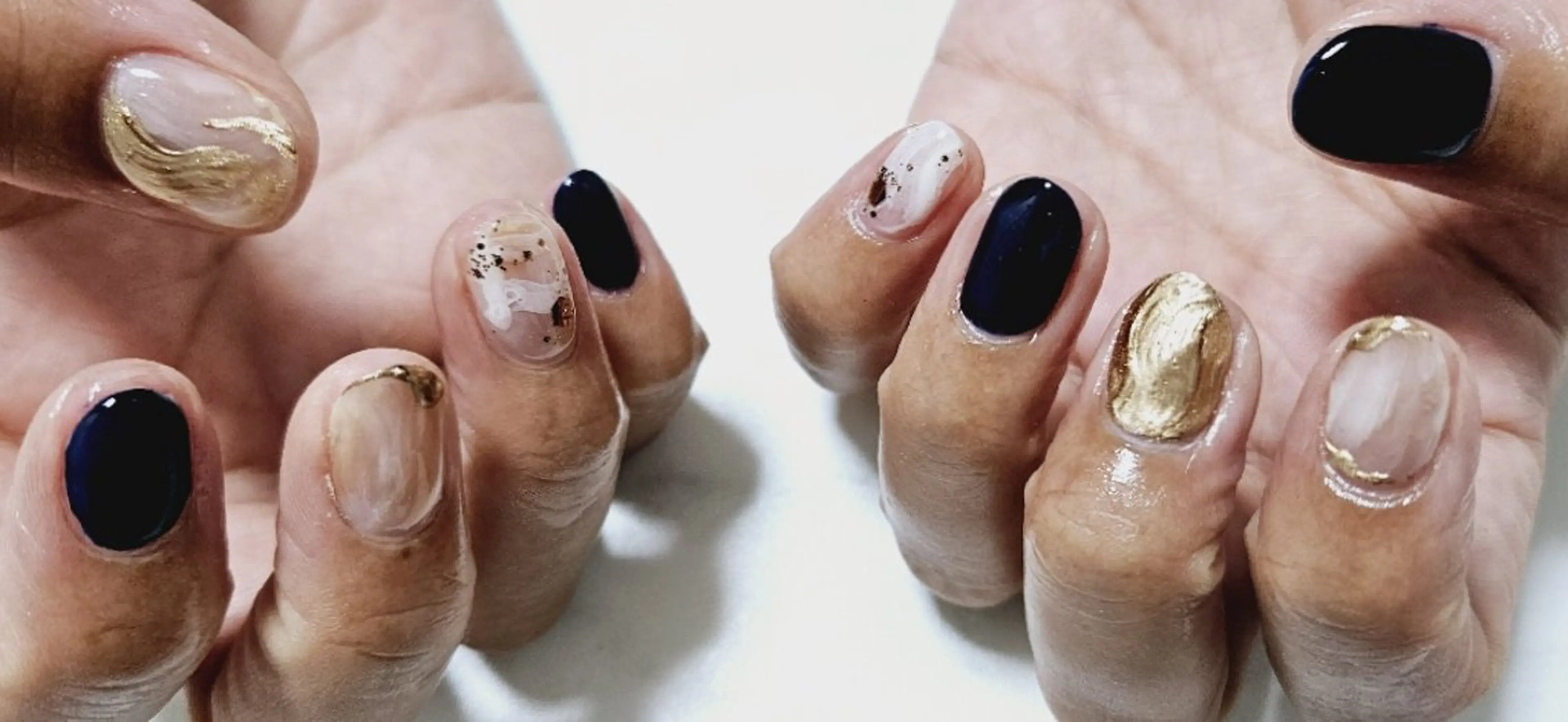 ネイル ニュアンスネイル shellnail さなえのネイルデザイン