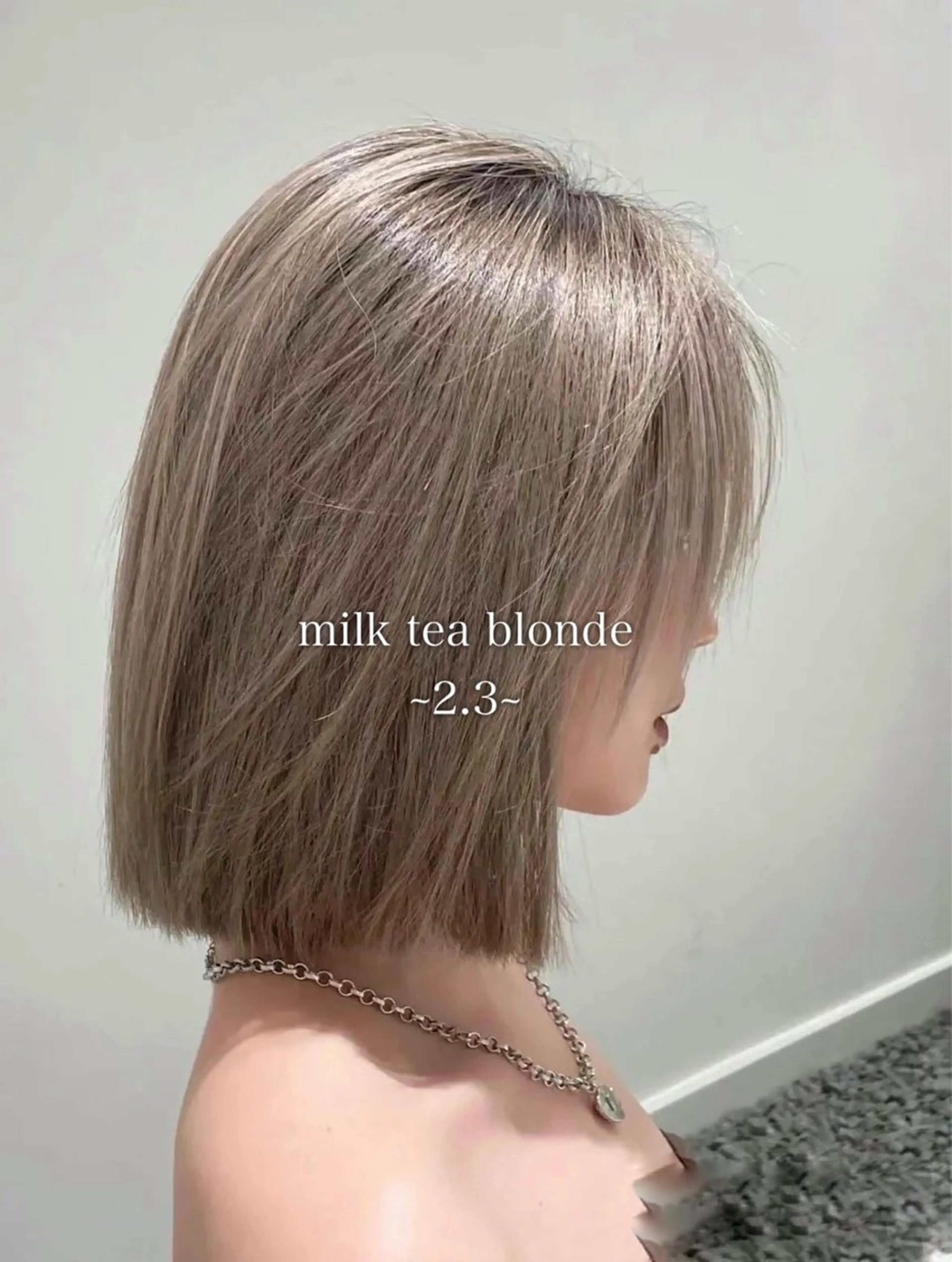 ミディアム カラー ヘアカラー トリートメント THESALONS所属・🤍ブリーチカラー /寄田龍樹🤍のヘアスタイル