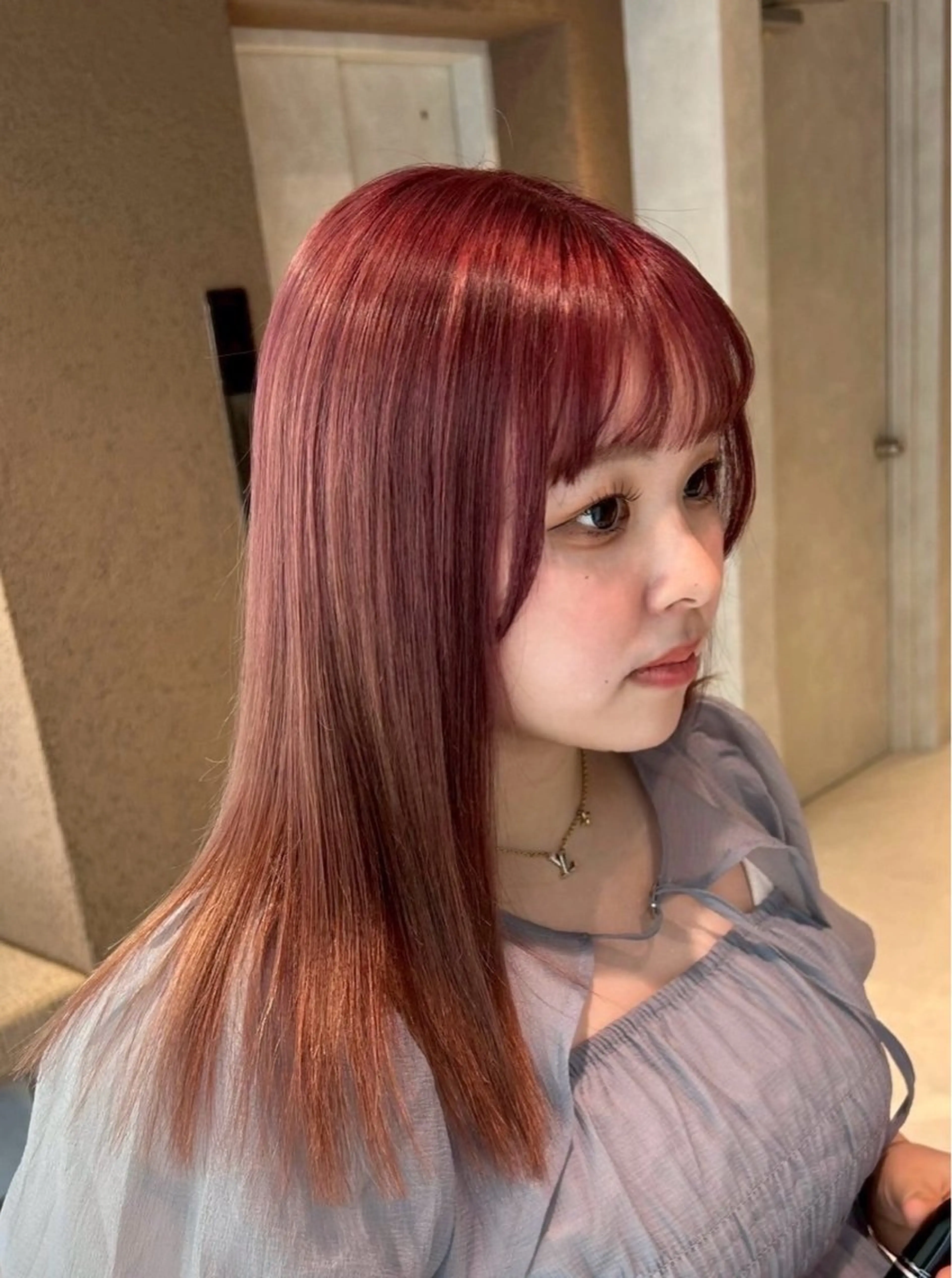 カット+ブリーチWカラー+1stepトリートメントの写真