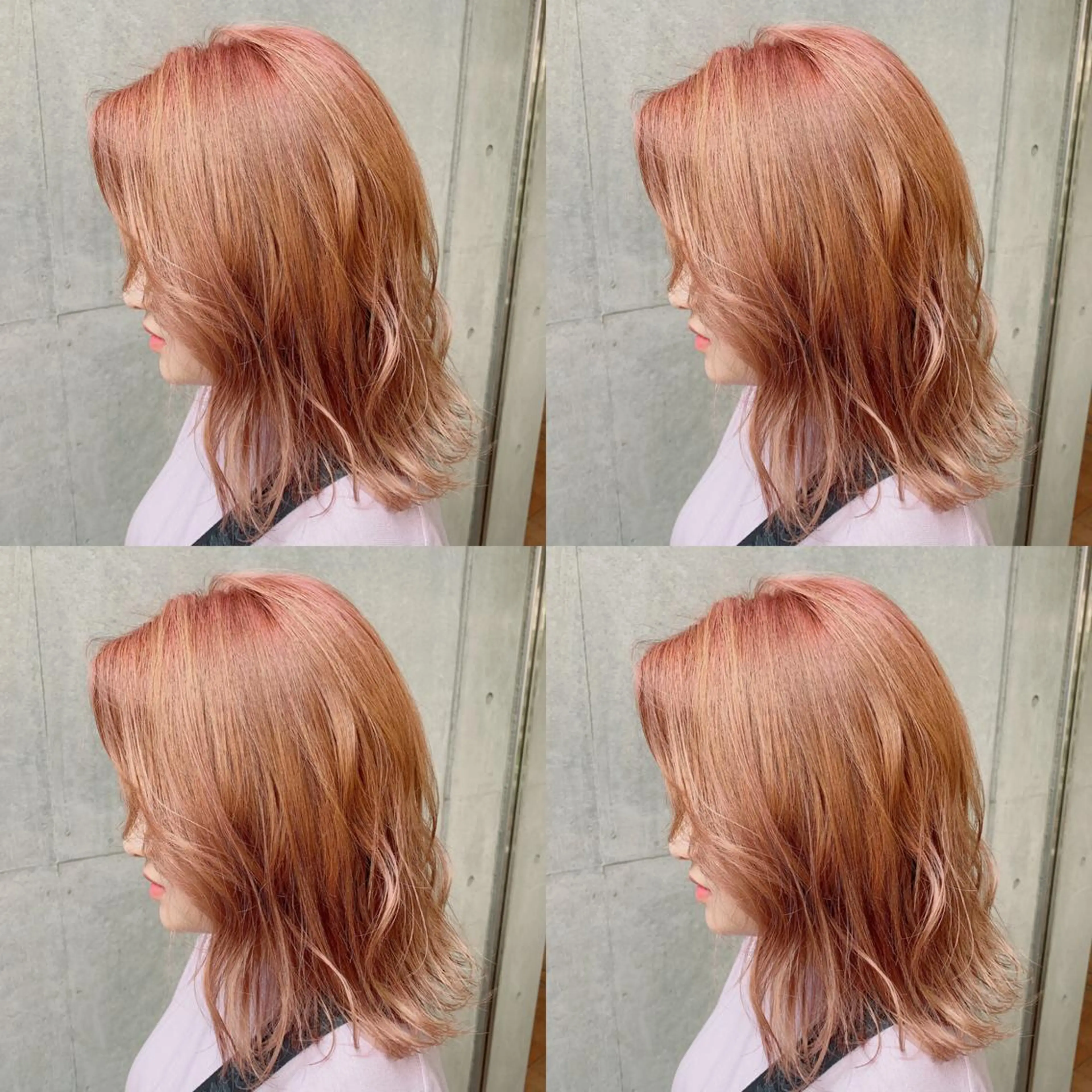 ミディアム カラー box mico. mutsumiのヘアスタイル