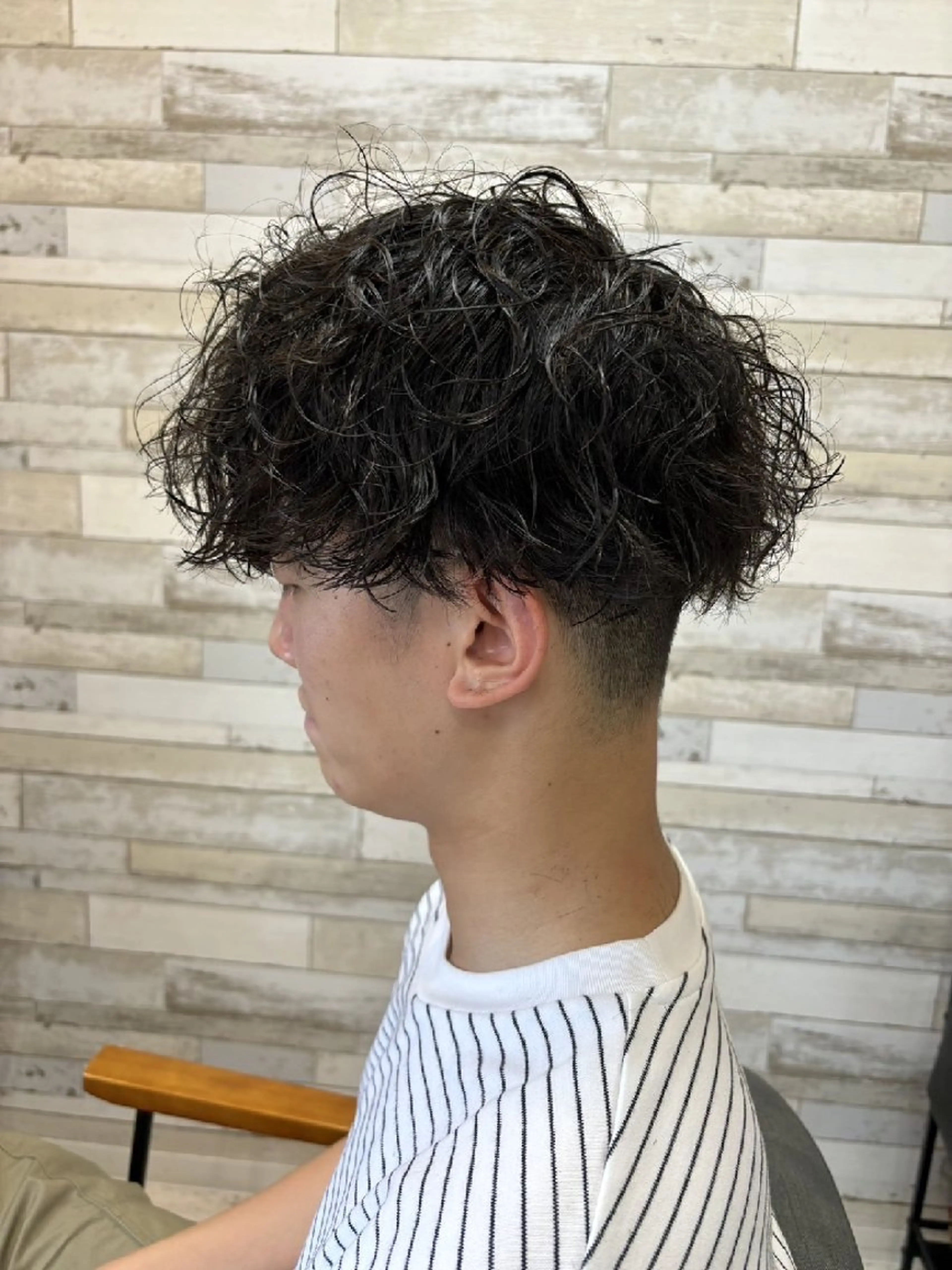 メンズカット＋パーマの写真