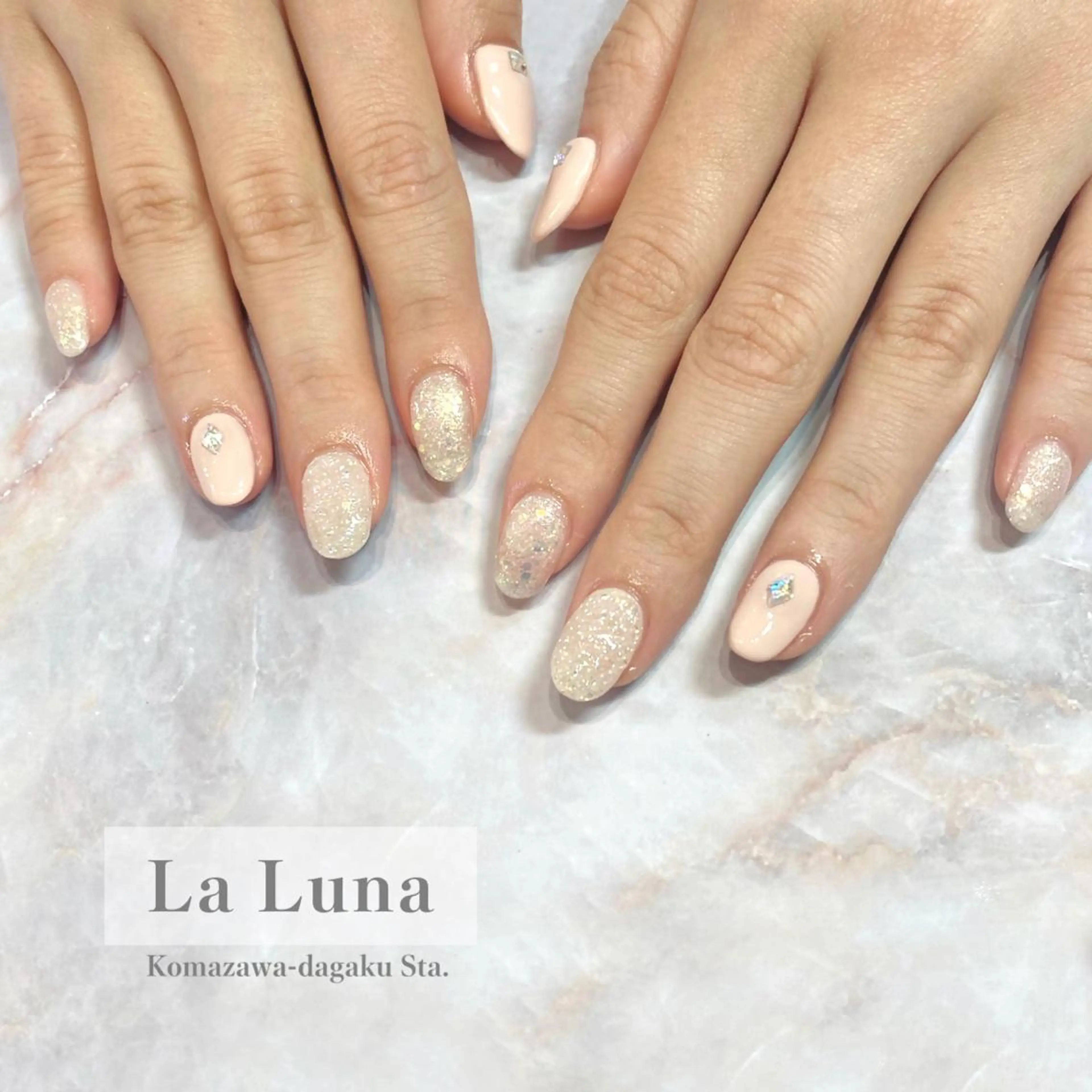 ネイル ワンカラーネイル LaLuna🌙 natsukiのネイルデザイン