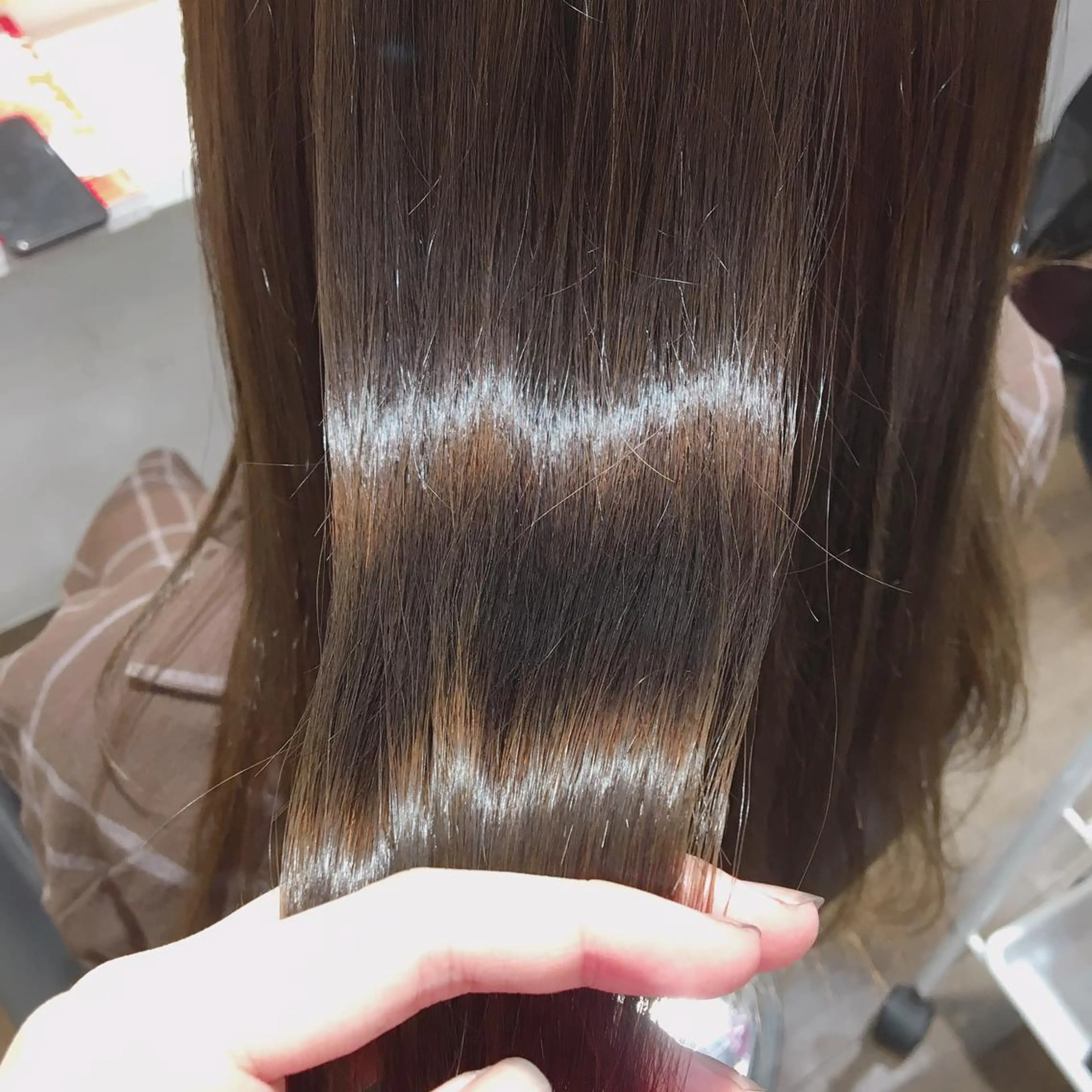ロング トリートメント カット 縮毛矯正 beauty   beast 西新店のヘアスタイル