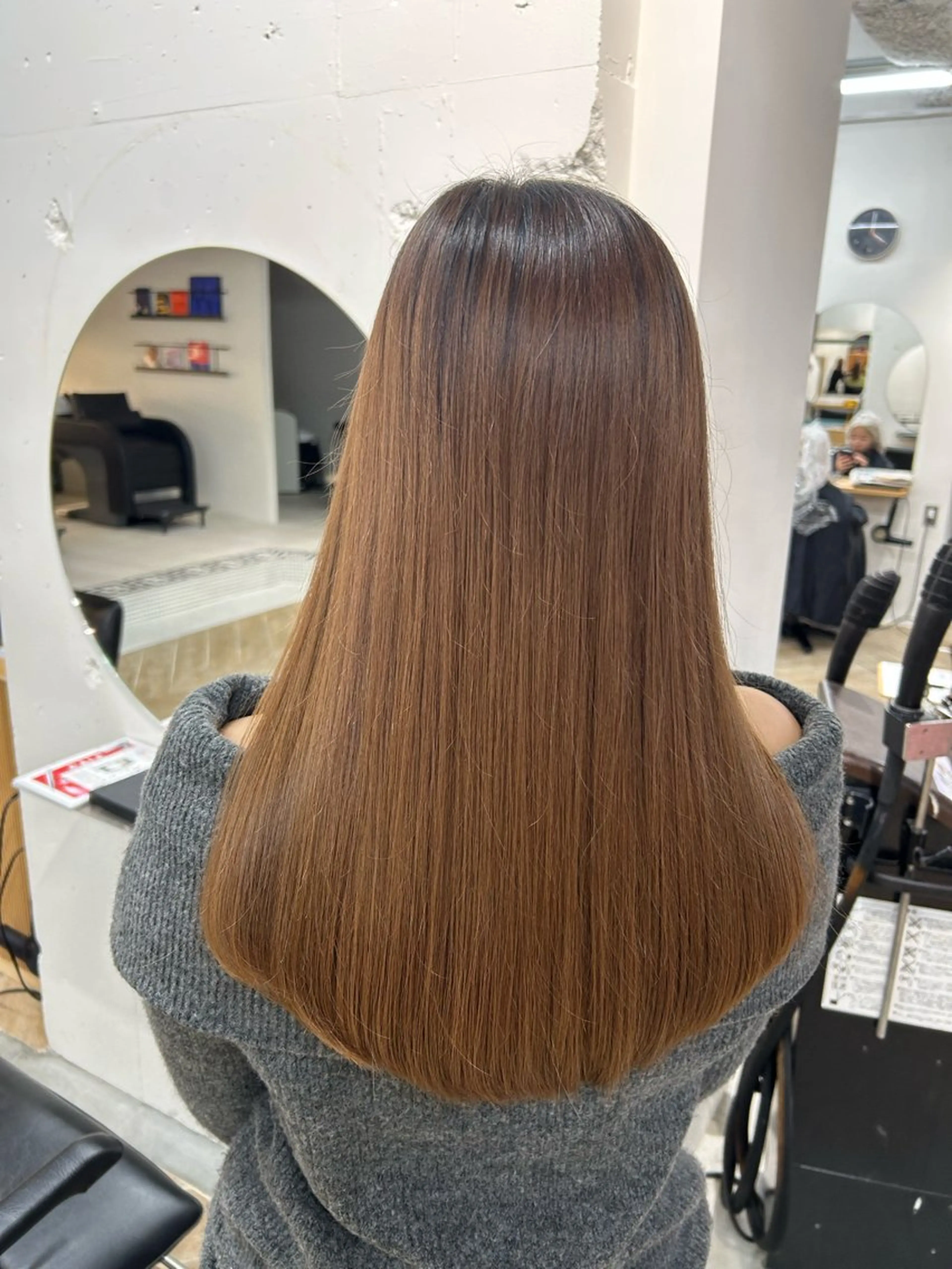 ロング カットモデル募集/ 万代/関谷　朋実のヘアスタイル