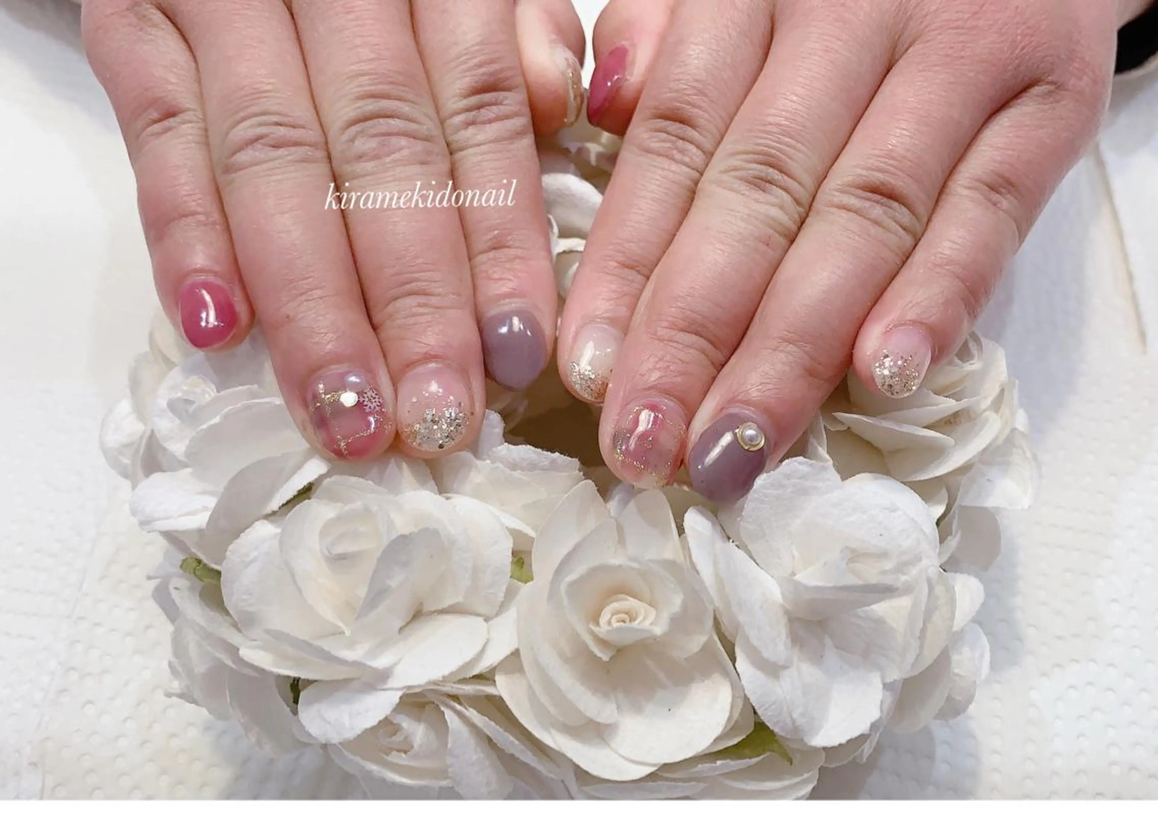 ネイル ハンドネイル kiramekido nail salon所属・林 禅のネイルデザイン