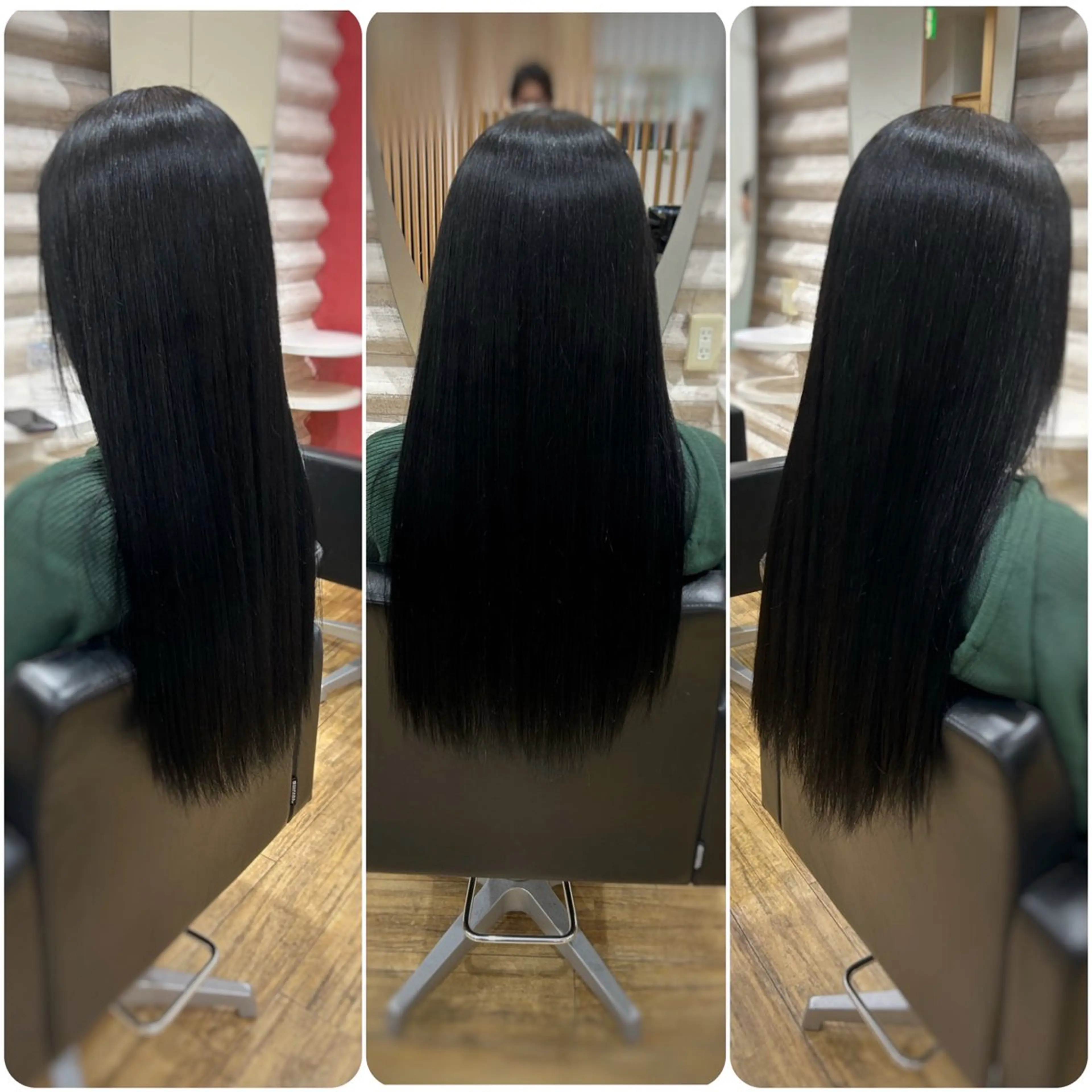 ロング カラー 髪質改善 ヘアカラー トリートメント 艶の専門店/髪質改善 ×酸熱カラー/KONのヘアスタイル