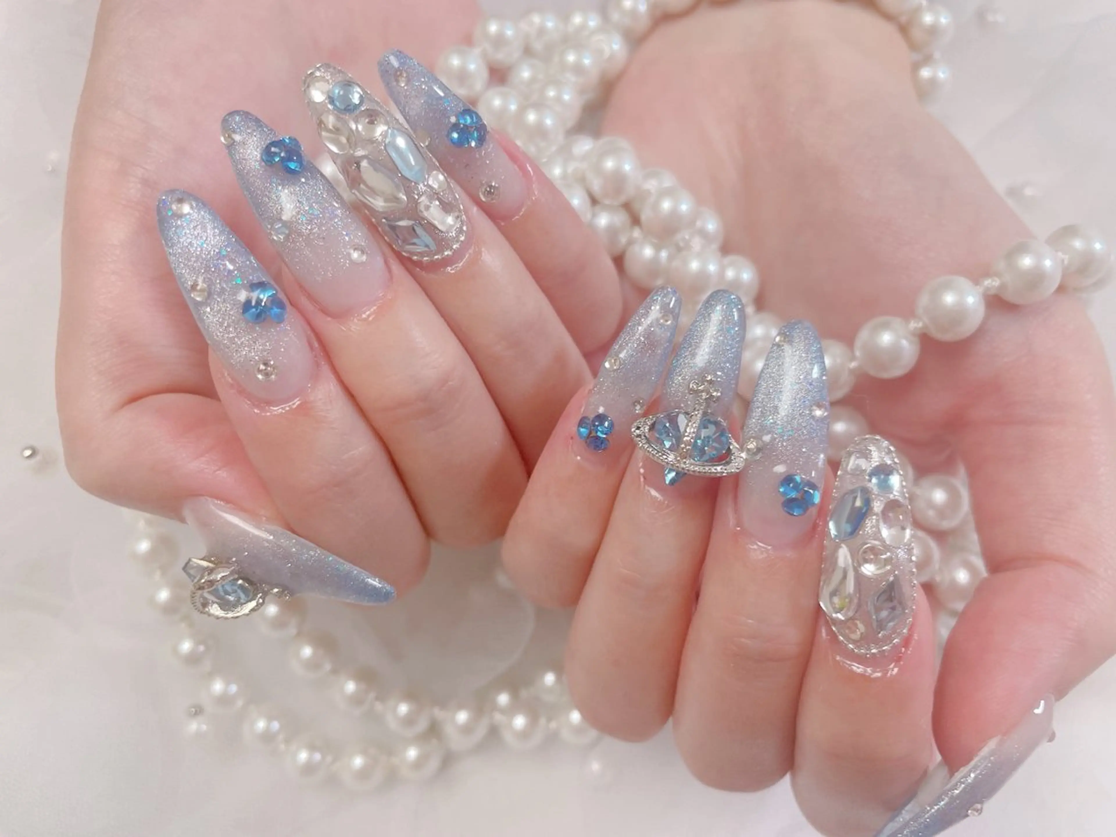 ネイル ハンドネイル ネイルサロンエクラ 🫧Shizukaのネイルデザイン