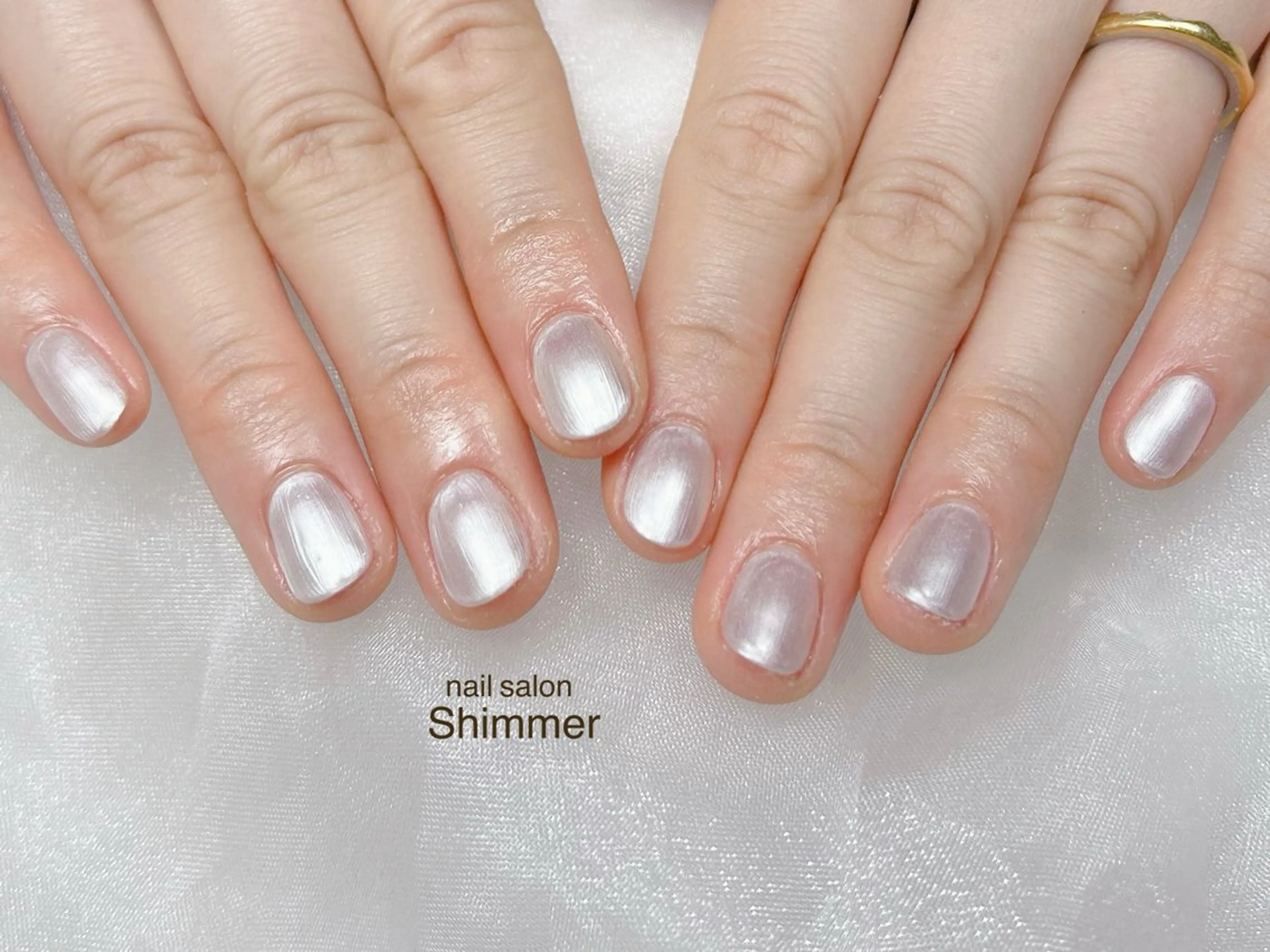 ネイル ハンドネイル Shimmer Risaのネイルデザイン