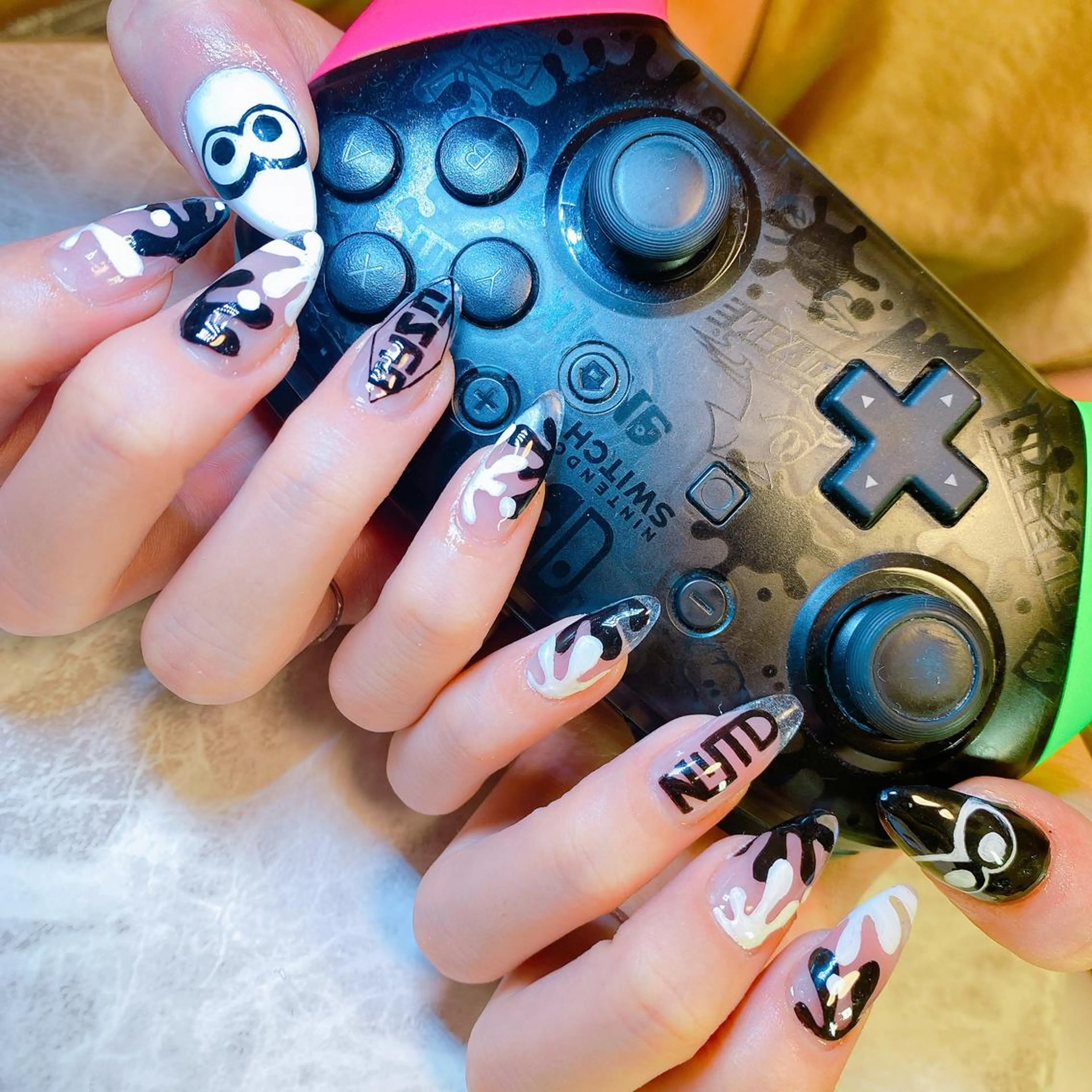 ネイル 長さ出し メンズネイル 持ち込み スカルプネイル S&S 村田小百合のネイルデザイン