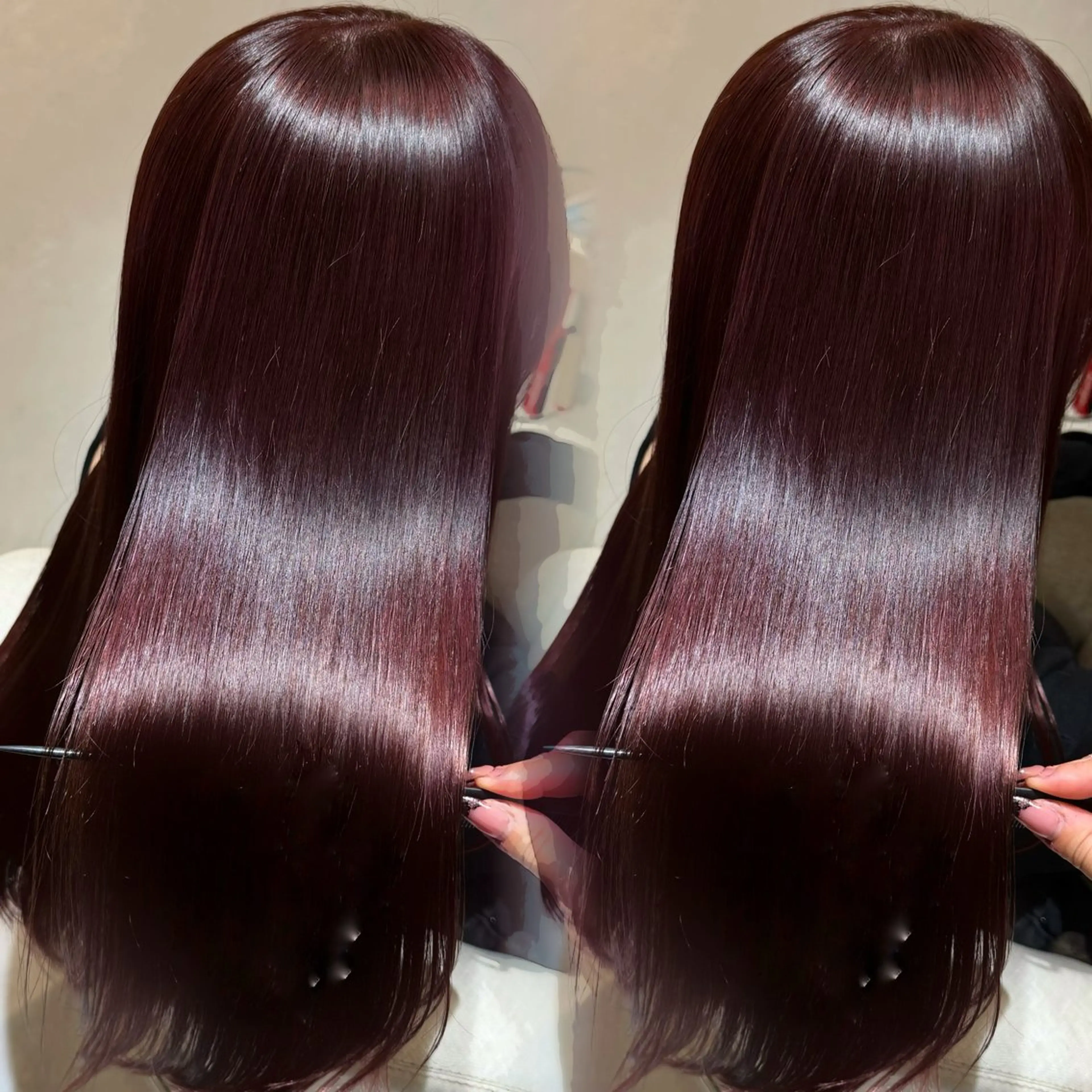 【オージュアコース】カット＋縮毛矯正＋高級オージュアトリートメント＋ヘッドスパの写真