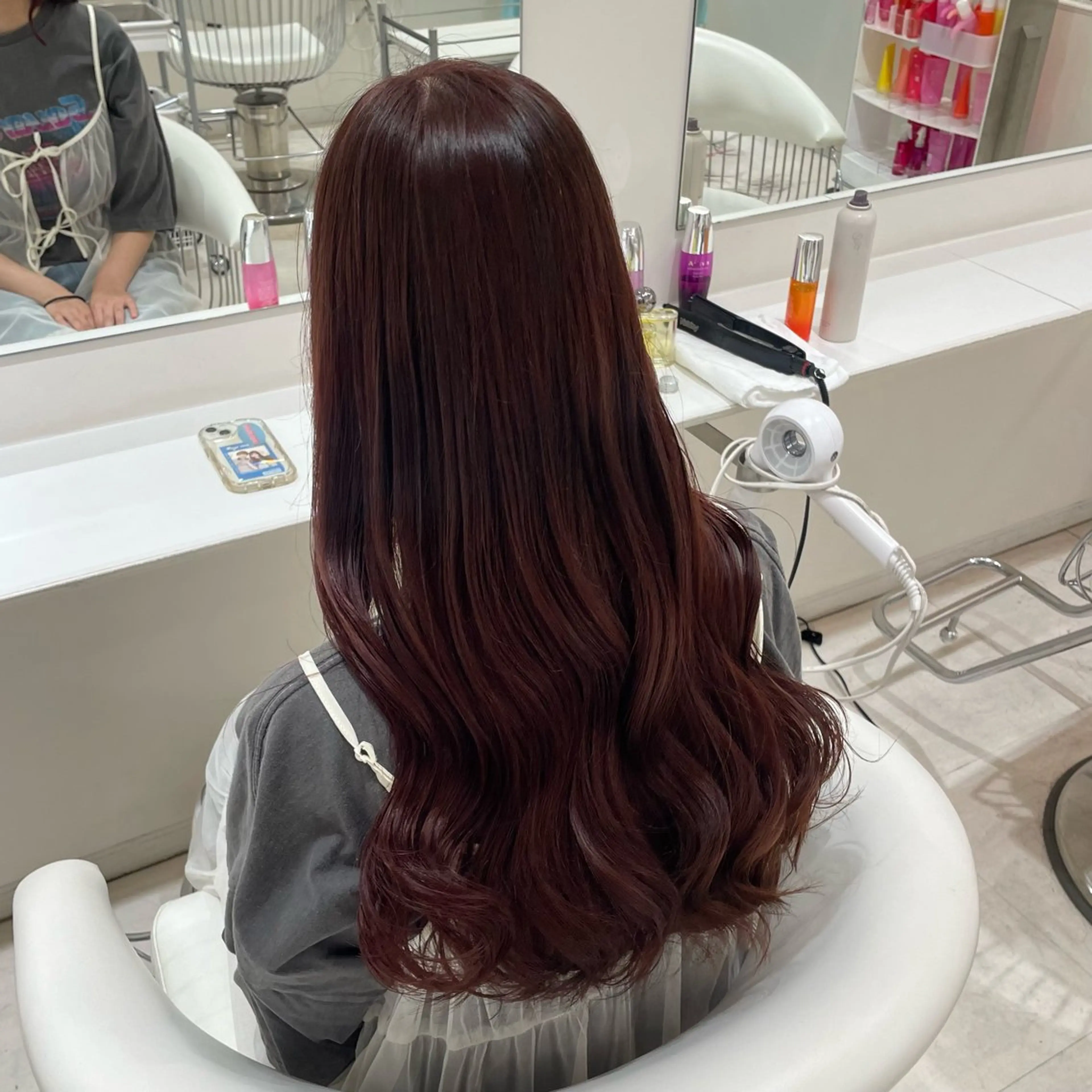 ロング カラー ParveMix 🩶🫧入江 香名のヘアスタイル