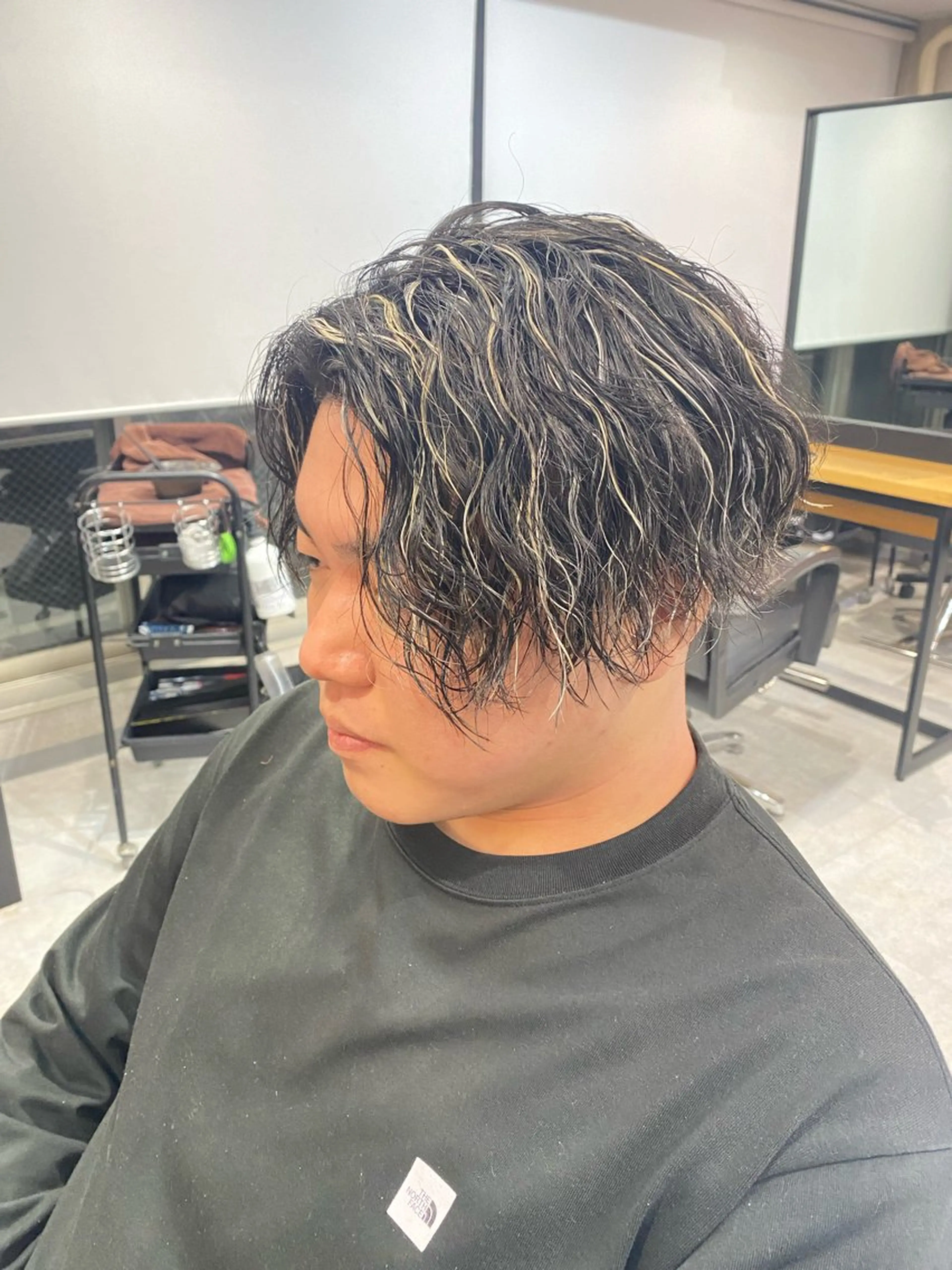 ミディアム カラー パーマ メンズ カット ヘアカラー パーマ 🐉『メンズ美容師』 吉田龍星🐉のヘアスタイル