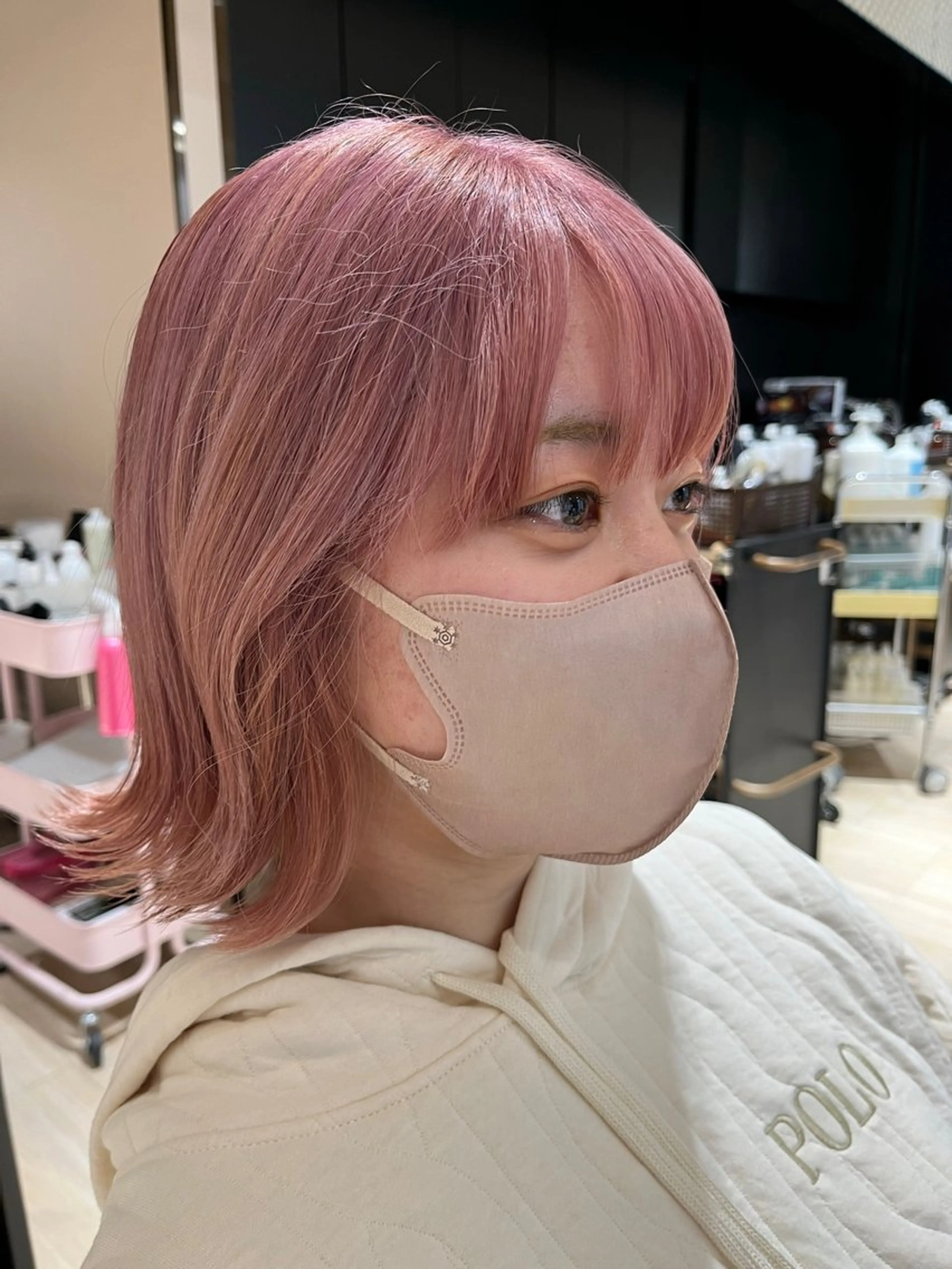 ミディアム レイヤーカット🫧艶 カラー/LILICAのヘアスタイル