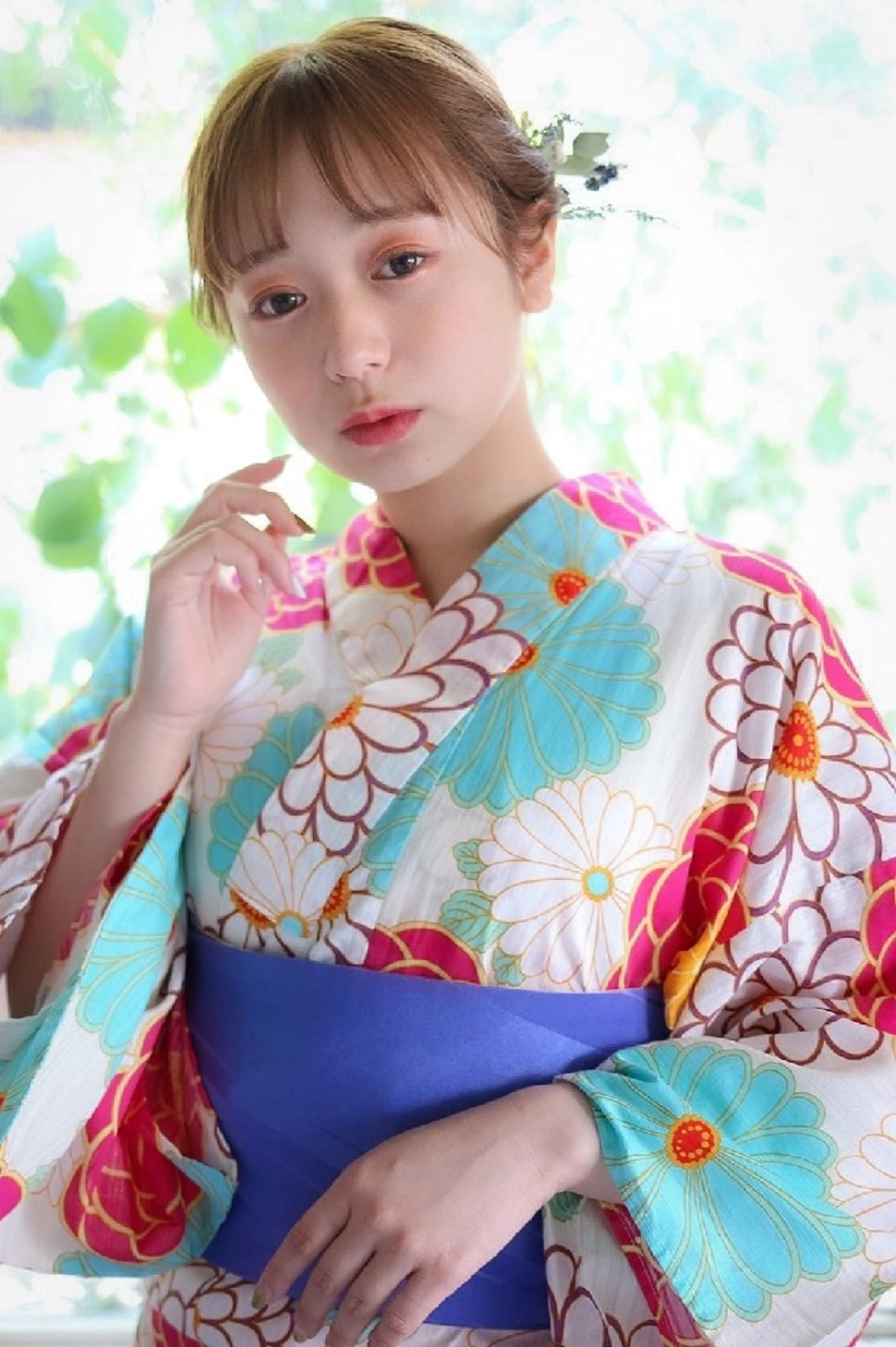 着付け ハイトーン/デザイン カラー/COCOKAのヘアスタイル