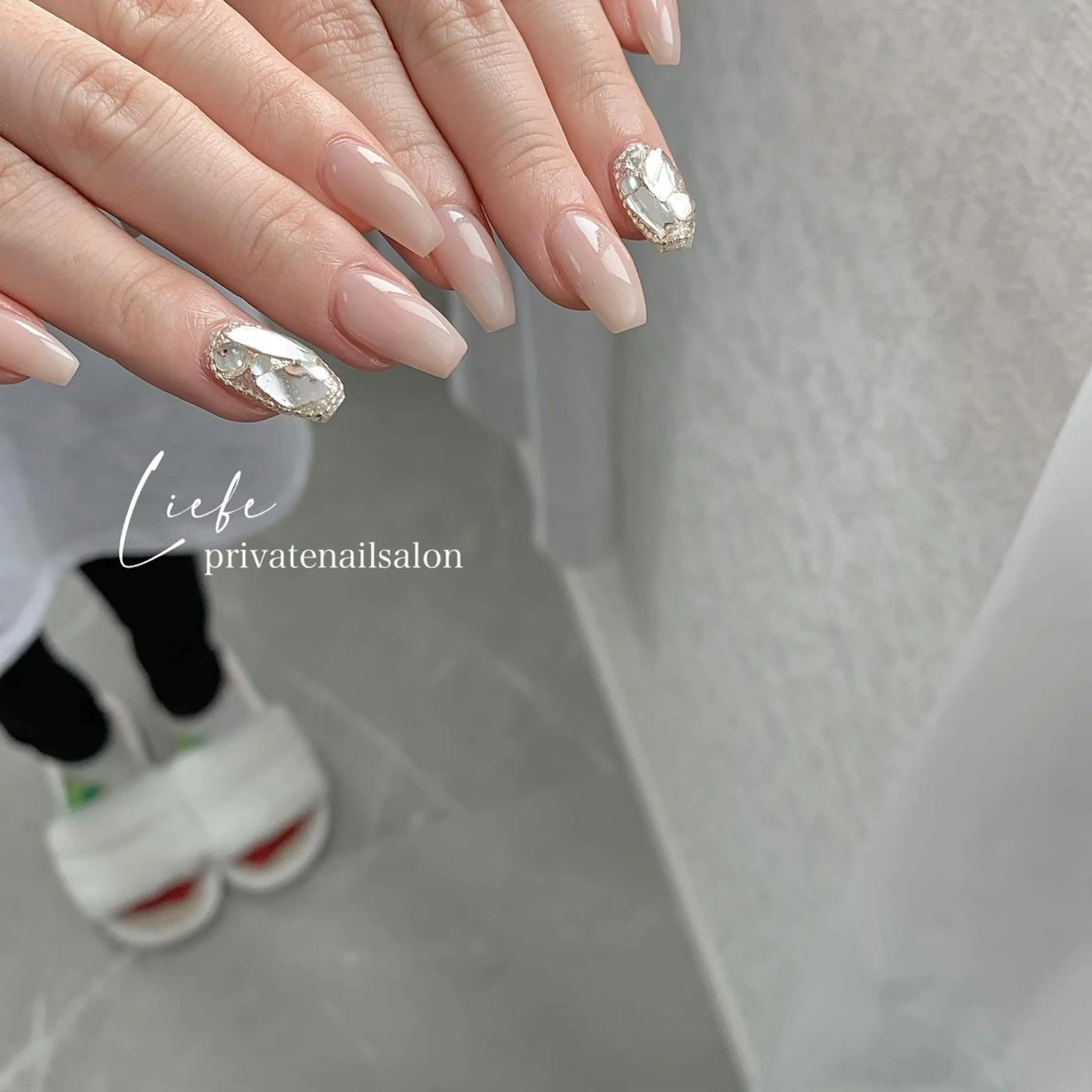 ネイル ワンカラーネイル ハンドネイル Liebe nailのネイルデザイン