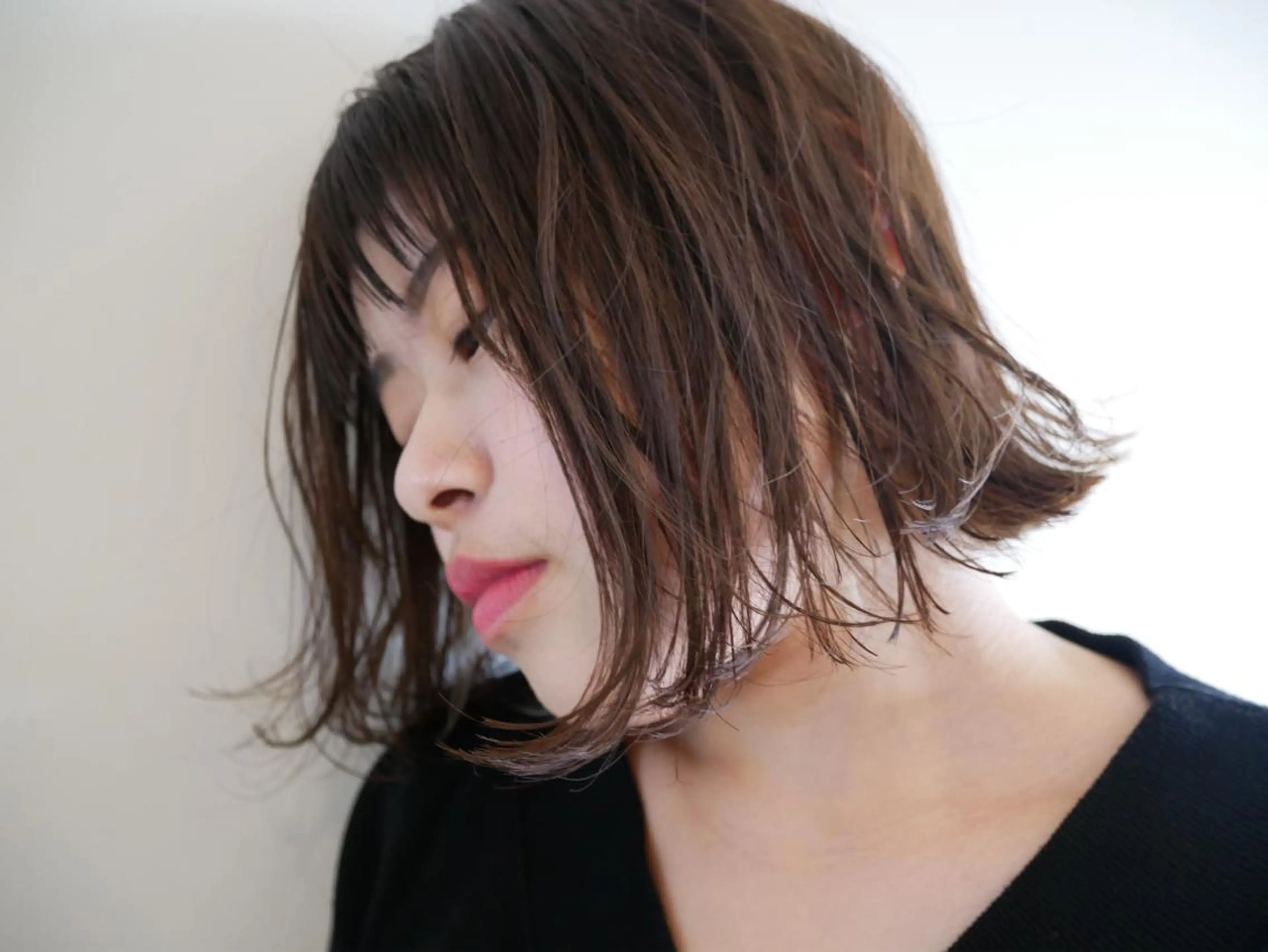 ミディアム 片山美穂 心斎橋・北堀江のヘアスタイル