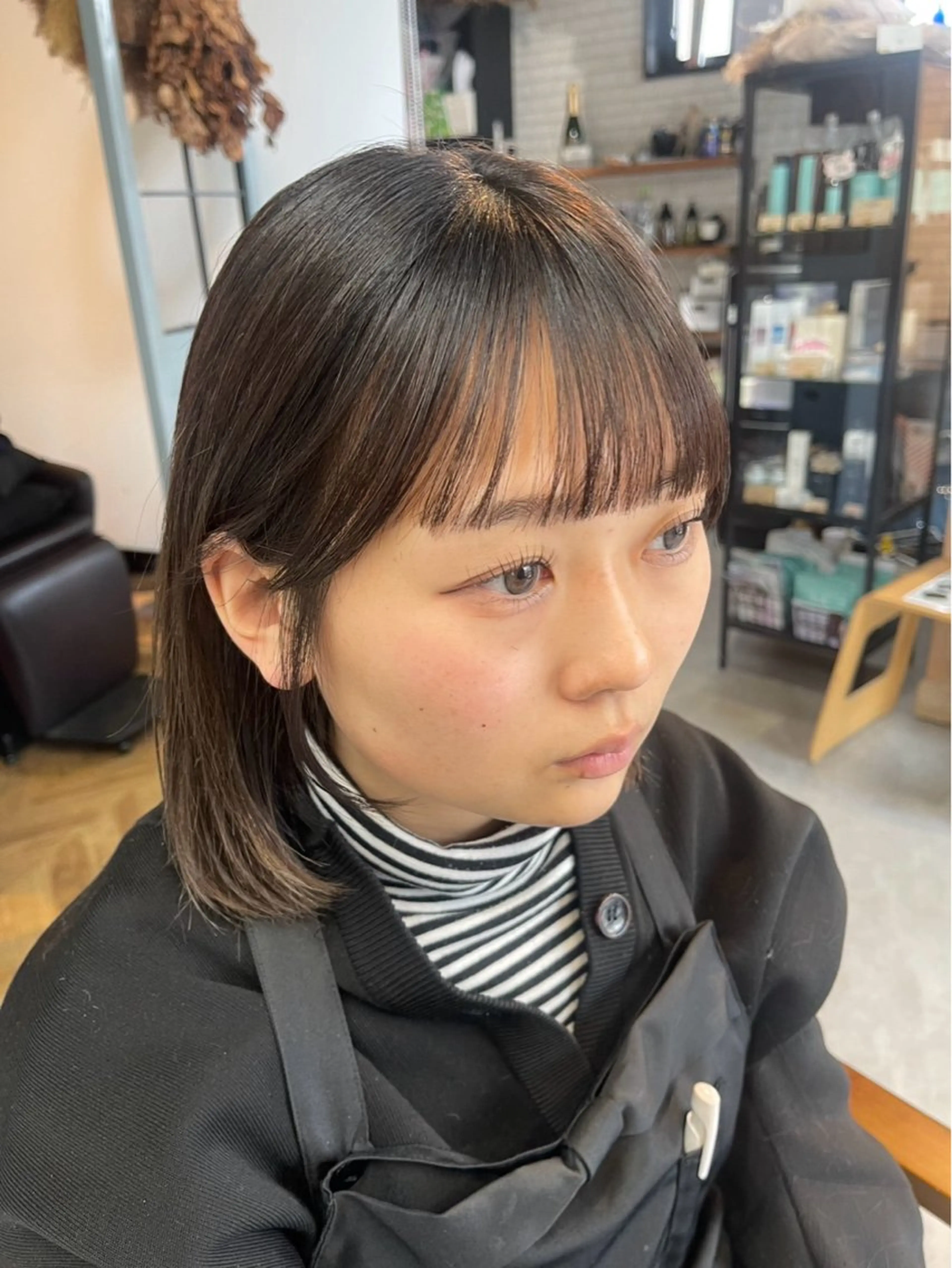カット 縮毛矯正 トリートメント Mel hair design 【メルヘアデザイン】所属・ｼﾉｻﾞｷ ｷﾅのヘアスタイル