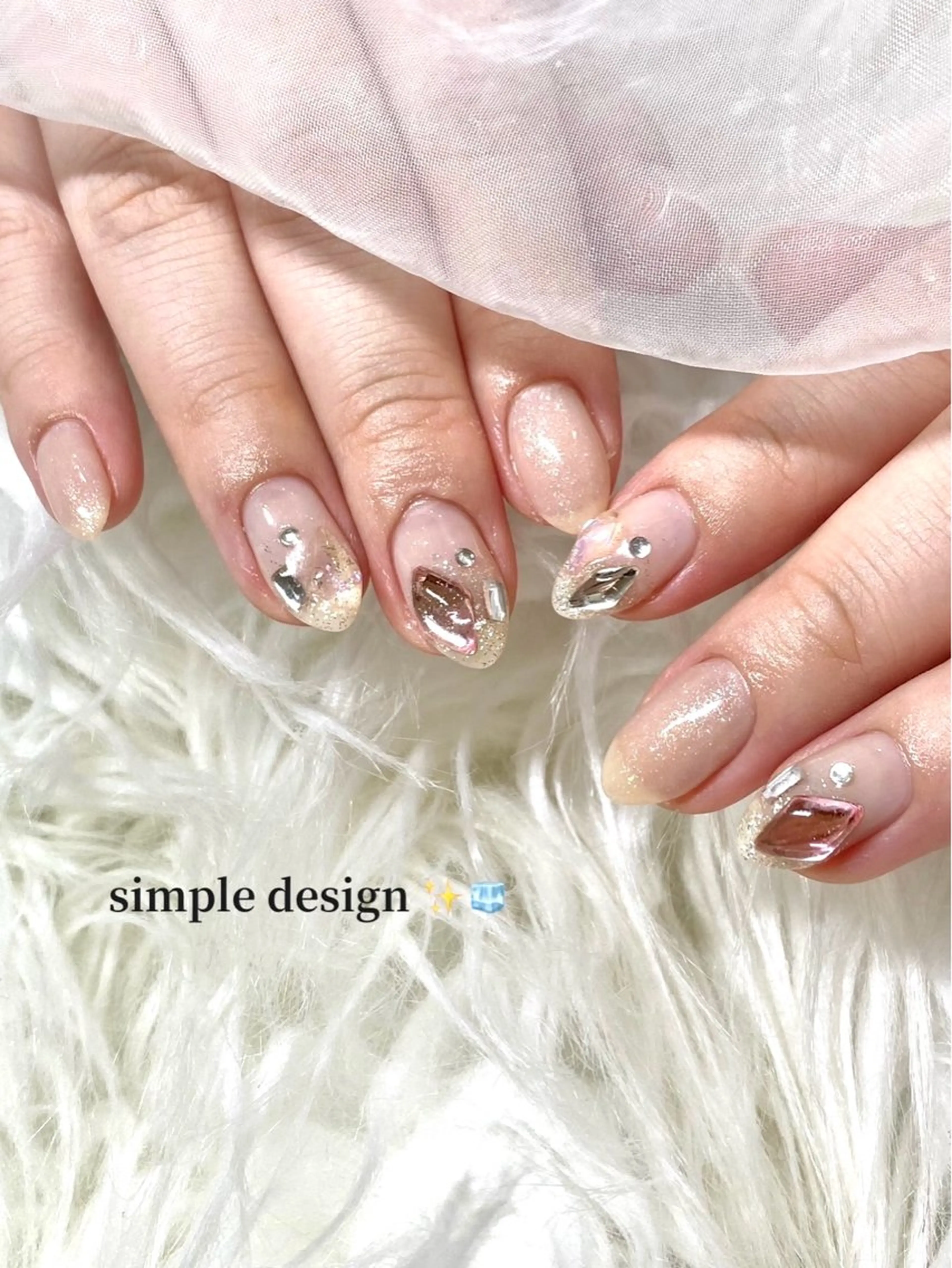 ネイル ハンドネイル nailsalon Lithos所属・nailsalon Recontreのネイルデザイン