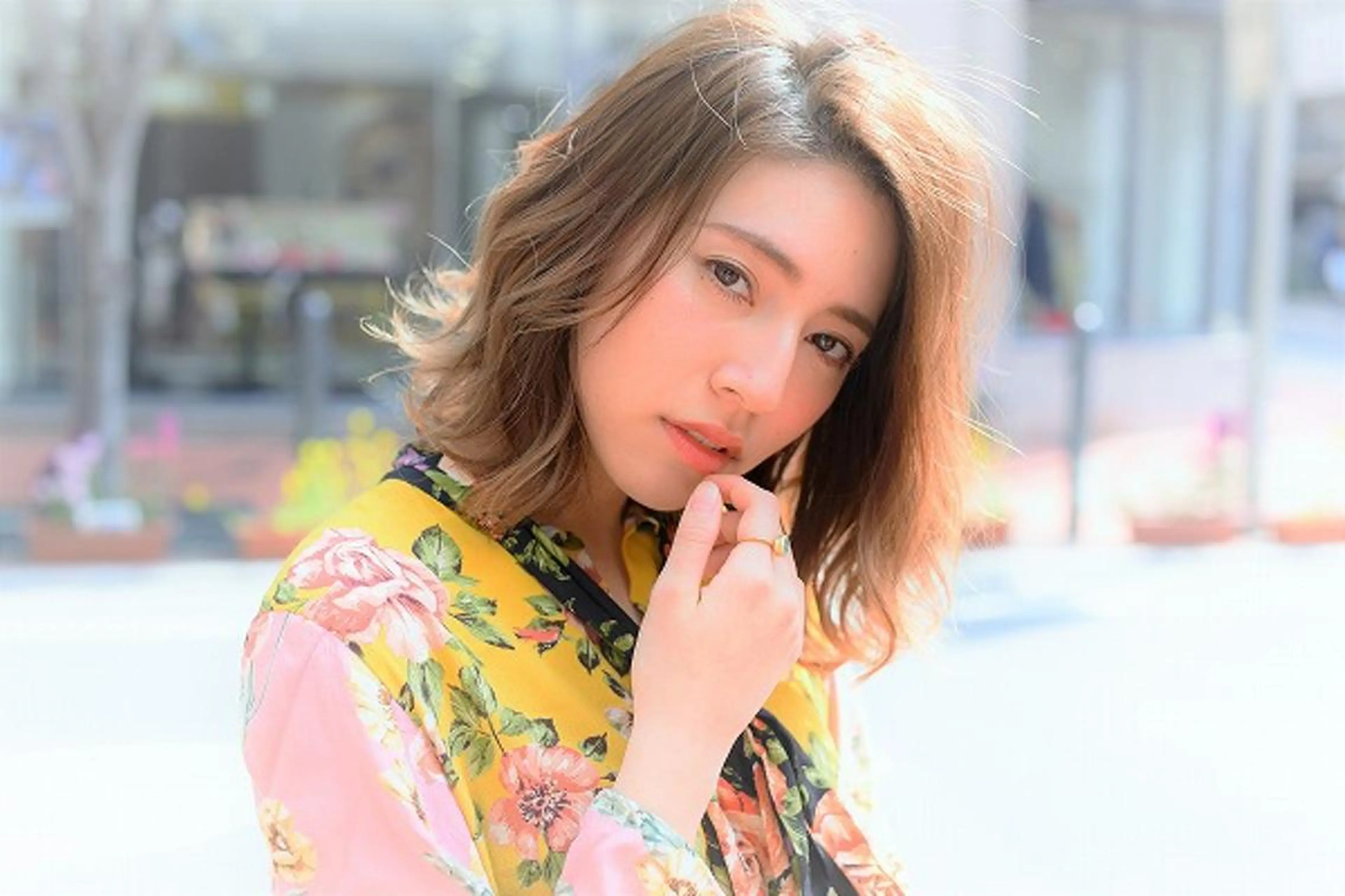 ロング カラー 髪質改善/痛ませ ないカラー/西村航大のヘアスタイル