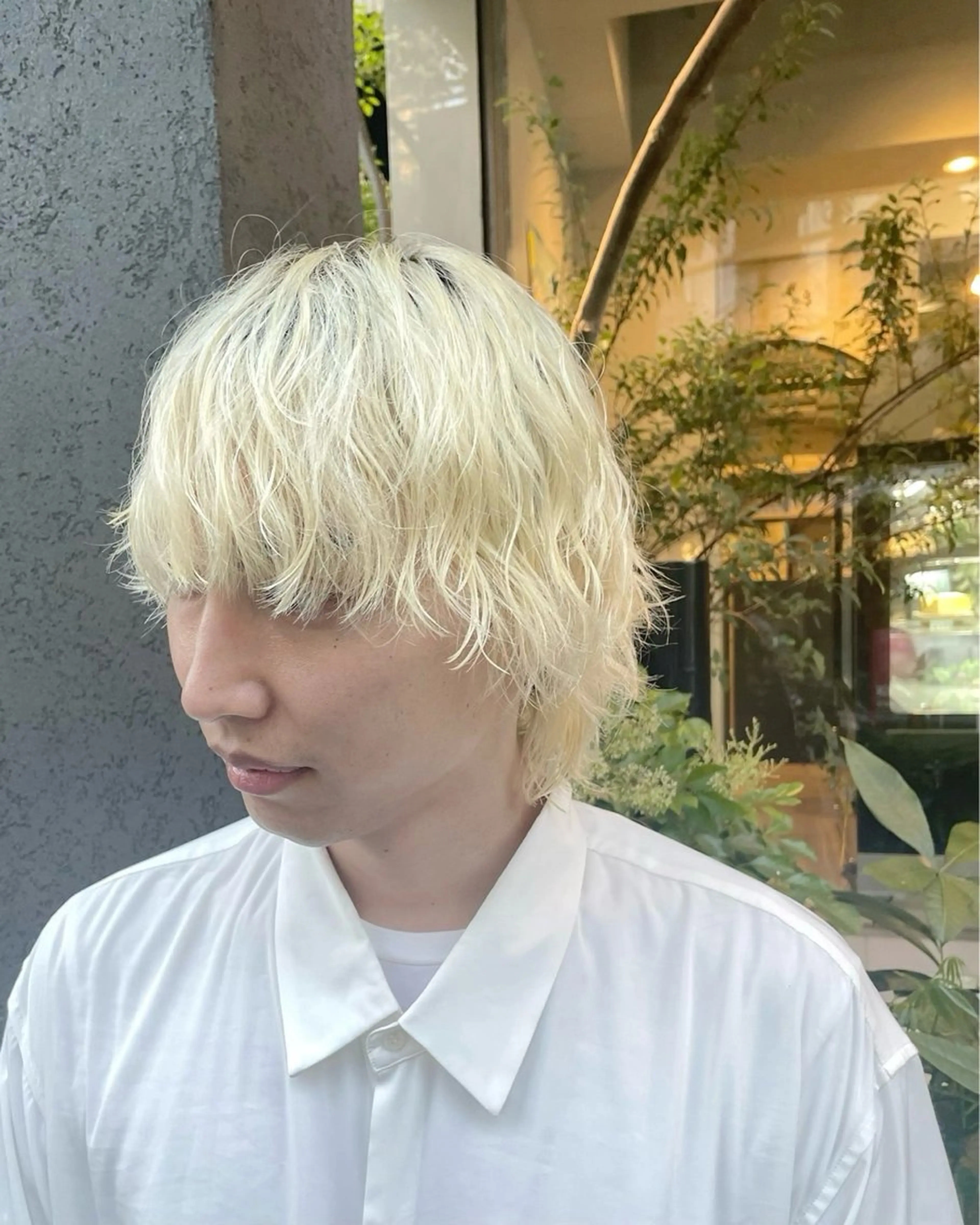 カラー パーマ メンズ あなたのお悩み改善" You"💚❤️💛のヘアスタイル