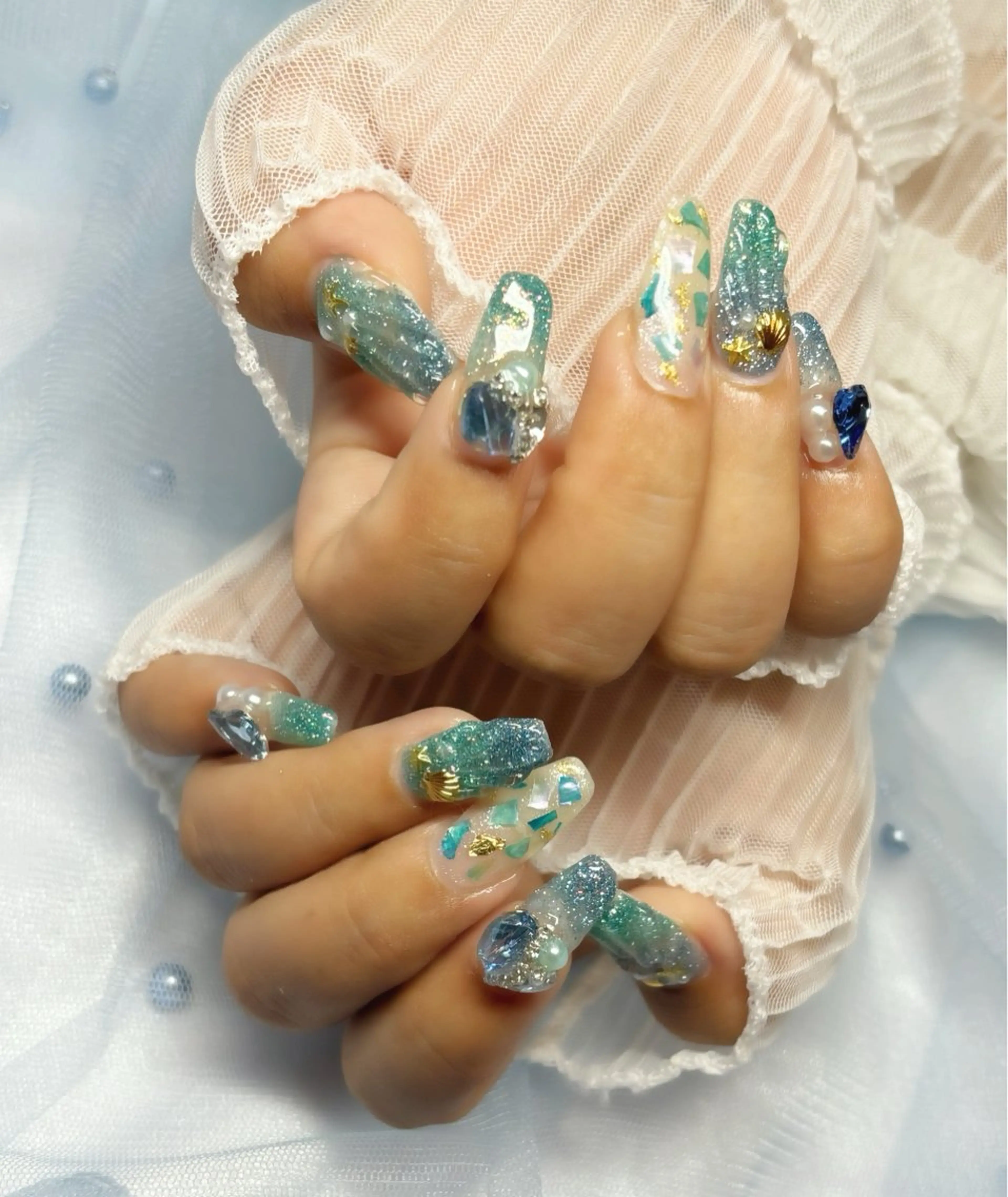 ネイル 夏ネイル ハンドネイル Nail Salon macherieのネイルデザイン