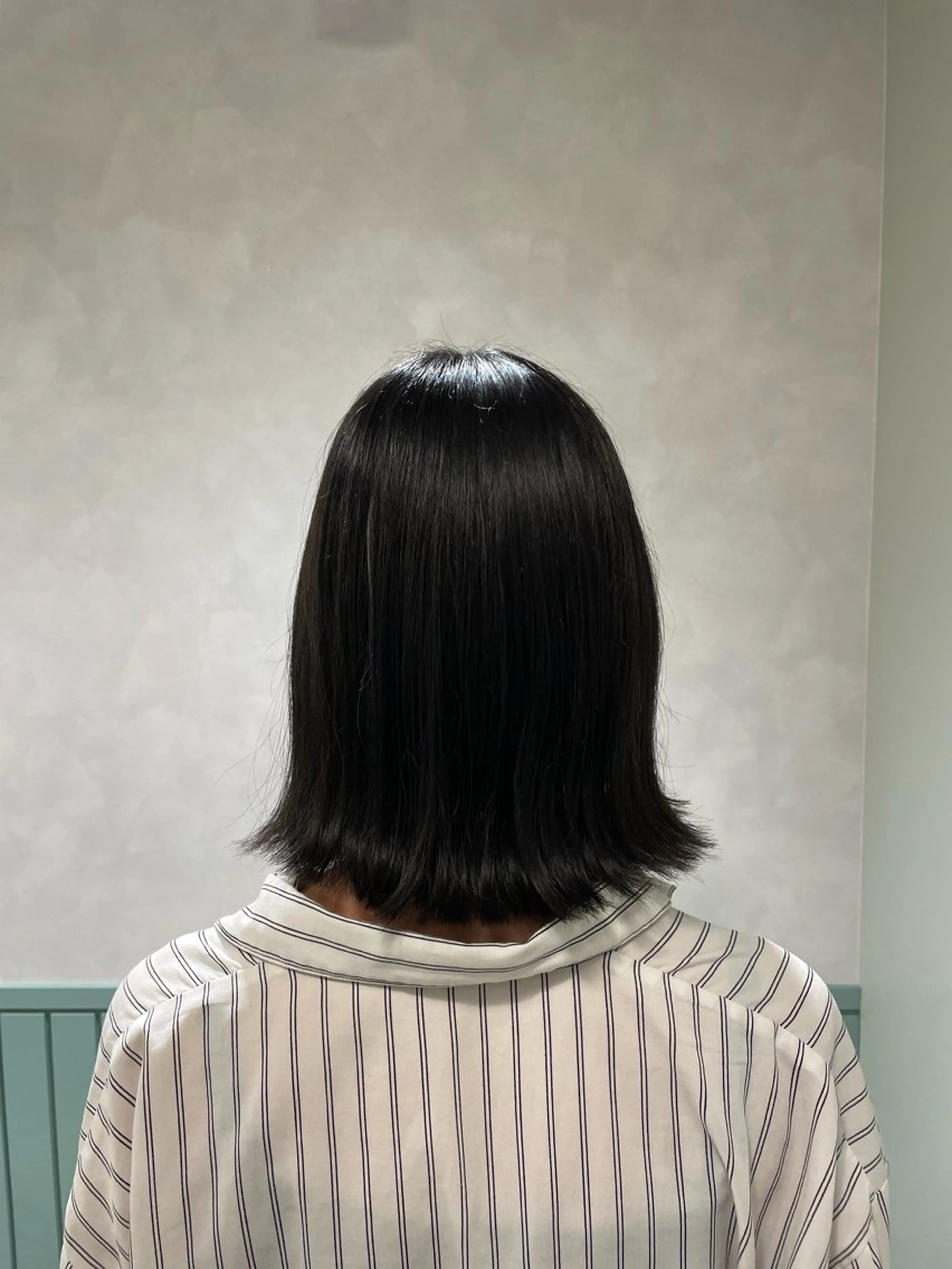ショート 切りっぱなしボブ ボブ 永沼 美月のヘアスタイル