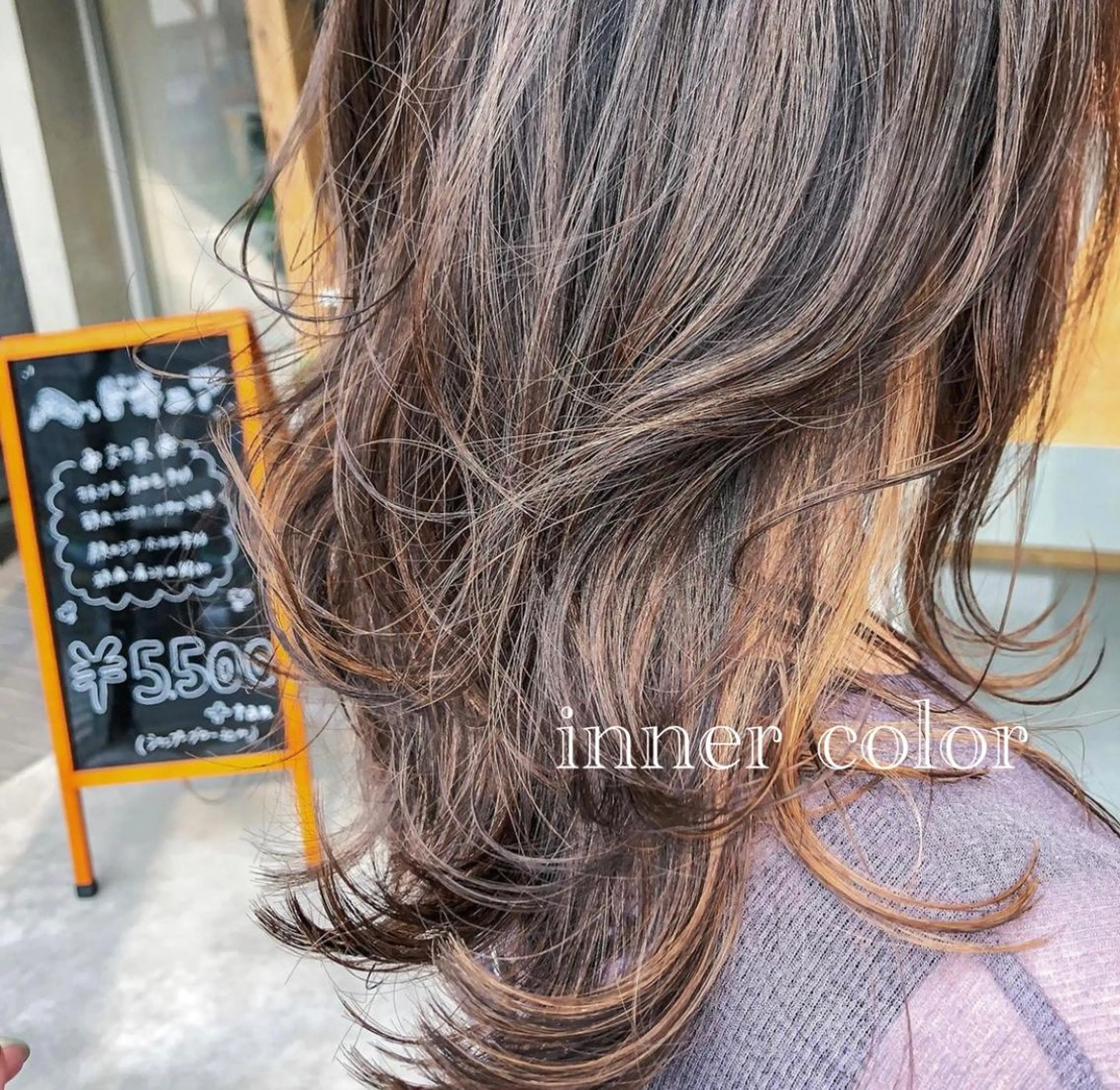ミディアム くびれヘア 韓国風ヘア 似合わせカット 小顔カット ヘアカラー トリートメント カラー得意【梅田】 瀧本友梨乃のヘアスタイル
