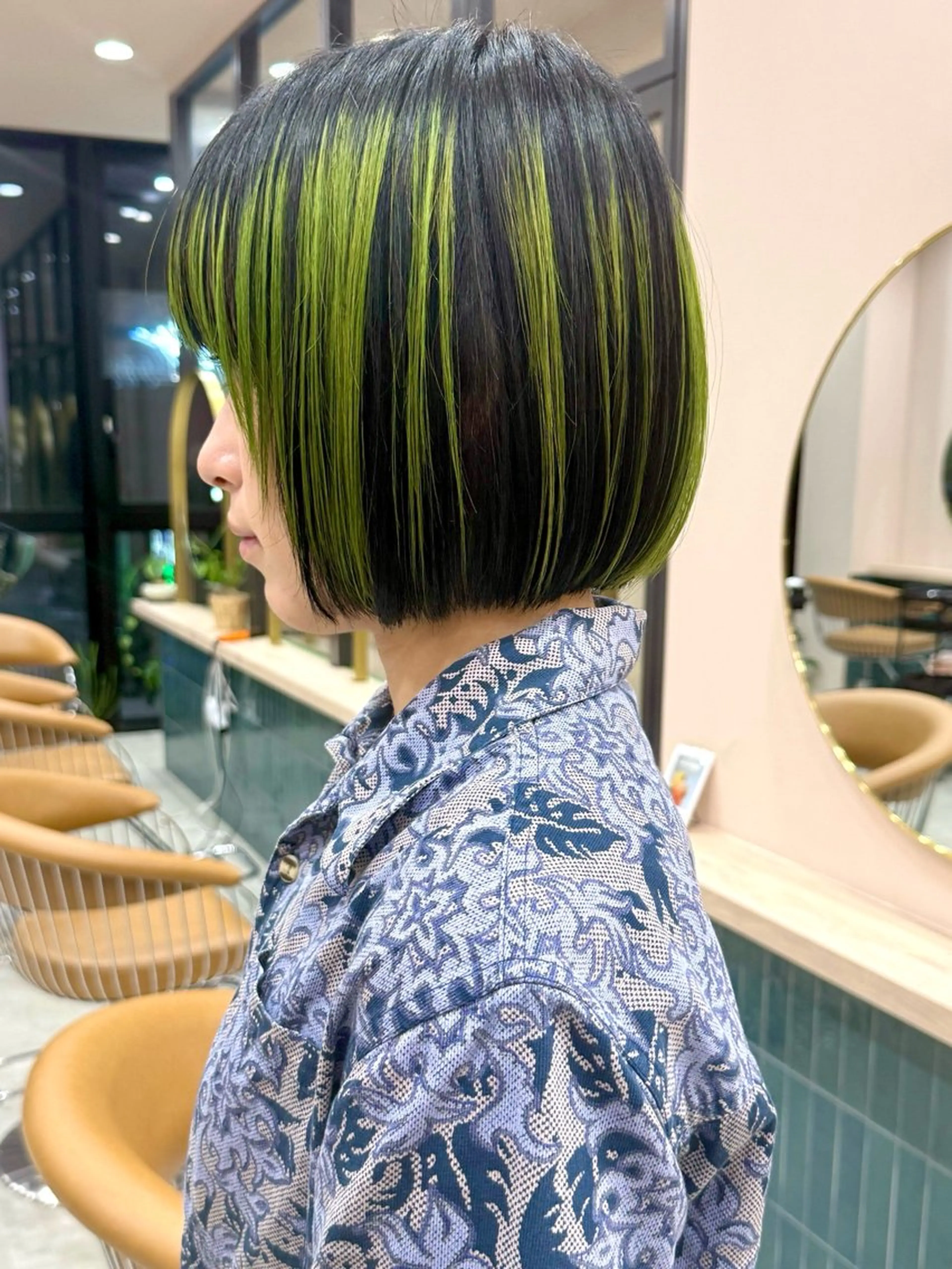 ミディアム カット ヘアカラー トリートメント Saki 🍋透明感 カラー/レイヤーのヘアスタイル