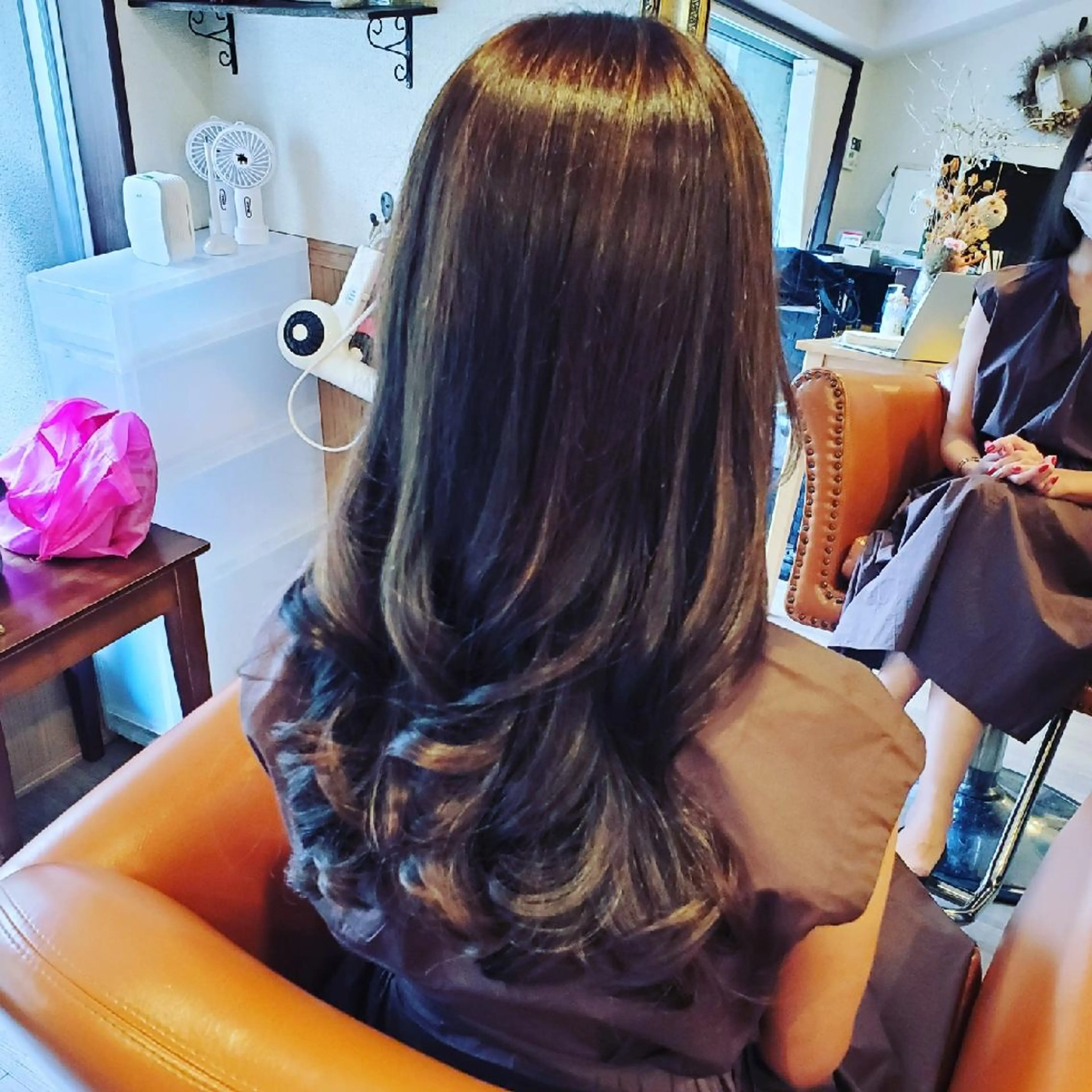 ロング カラー アディクシーカラー ブリーチ イルミナカラー 外国人風カラー トリートメント ヘアカラー spa hair  ark 富井直美のヘアスタイル