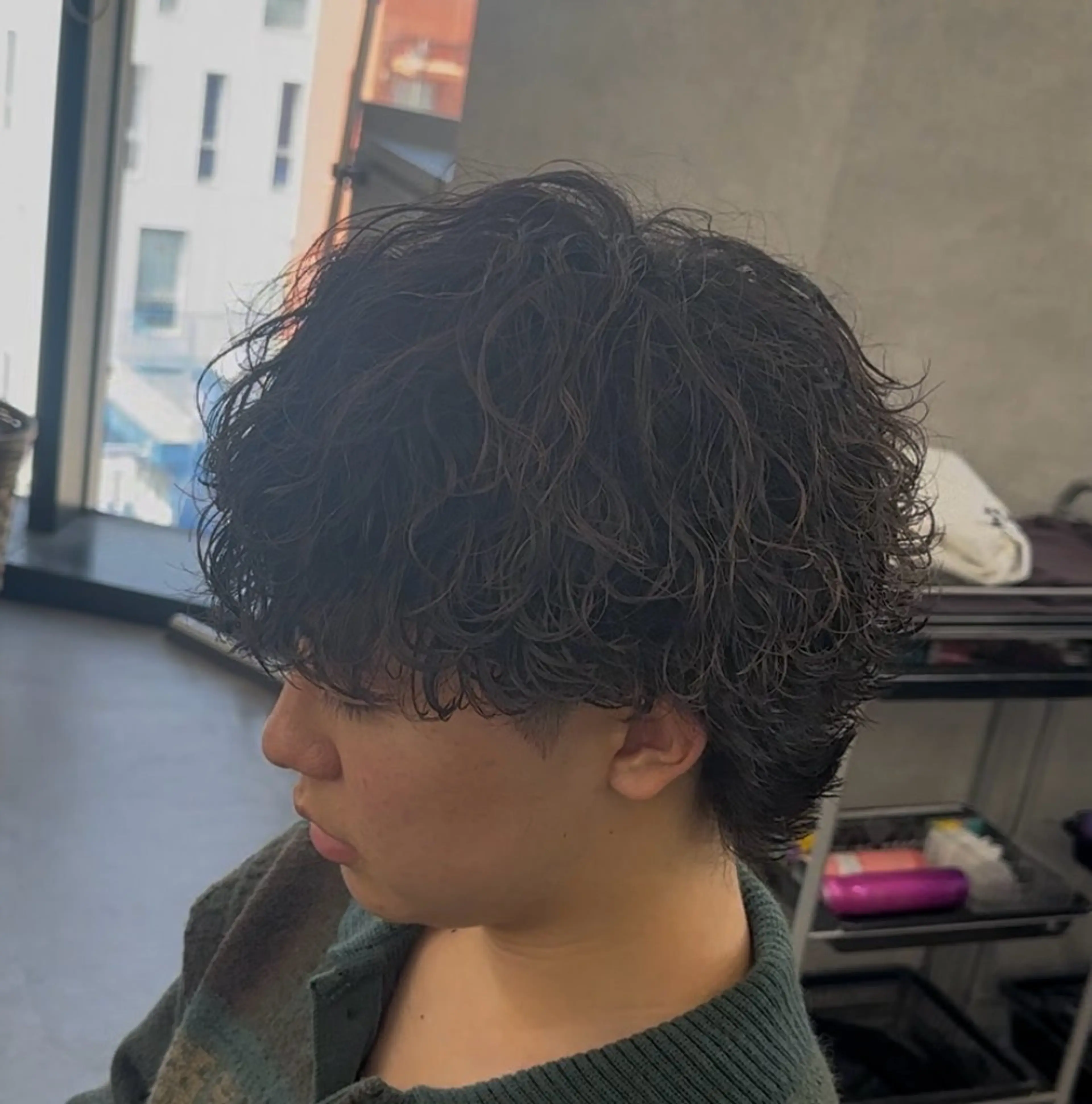 パーマ メンズ カット パーマ メンズパーマ全般/ 似合わせ/ジョウのヘアスタイル