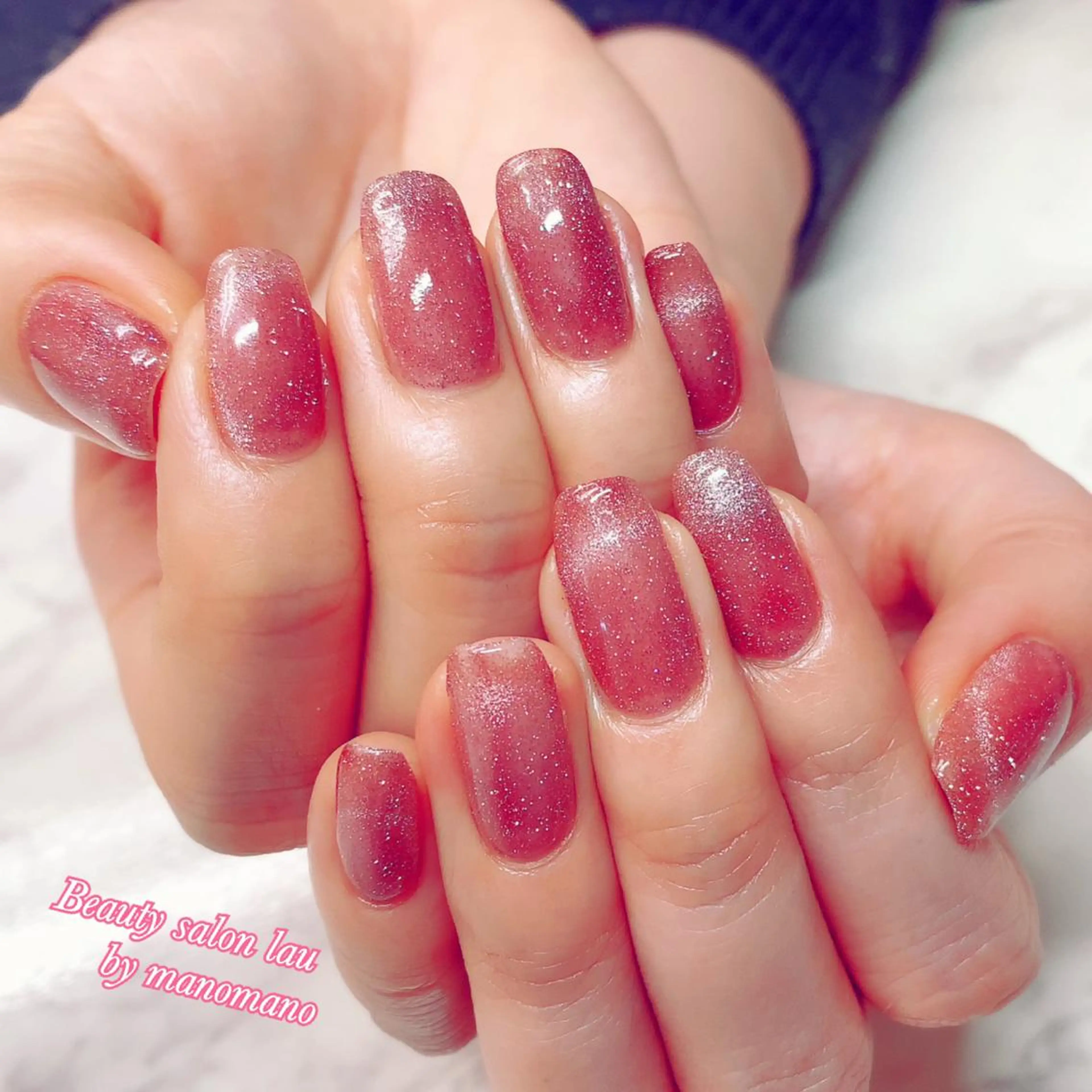 ネイル マグネットネイル ハンドネイル ラウバイマノマノ なかざとのネイルデザイン