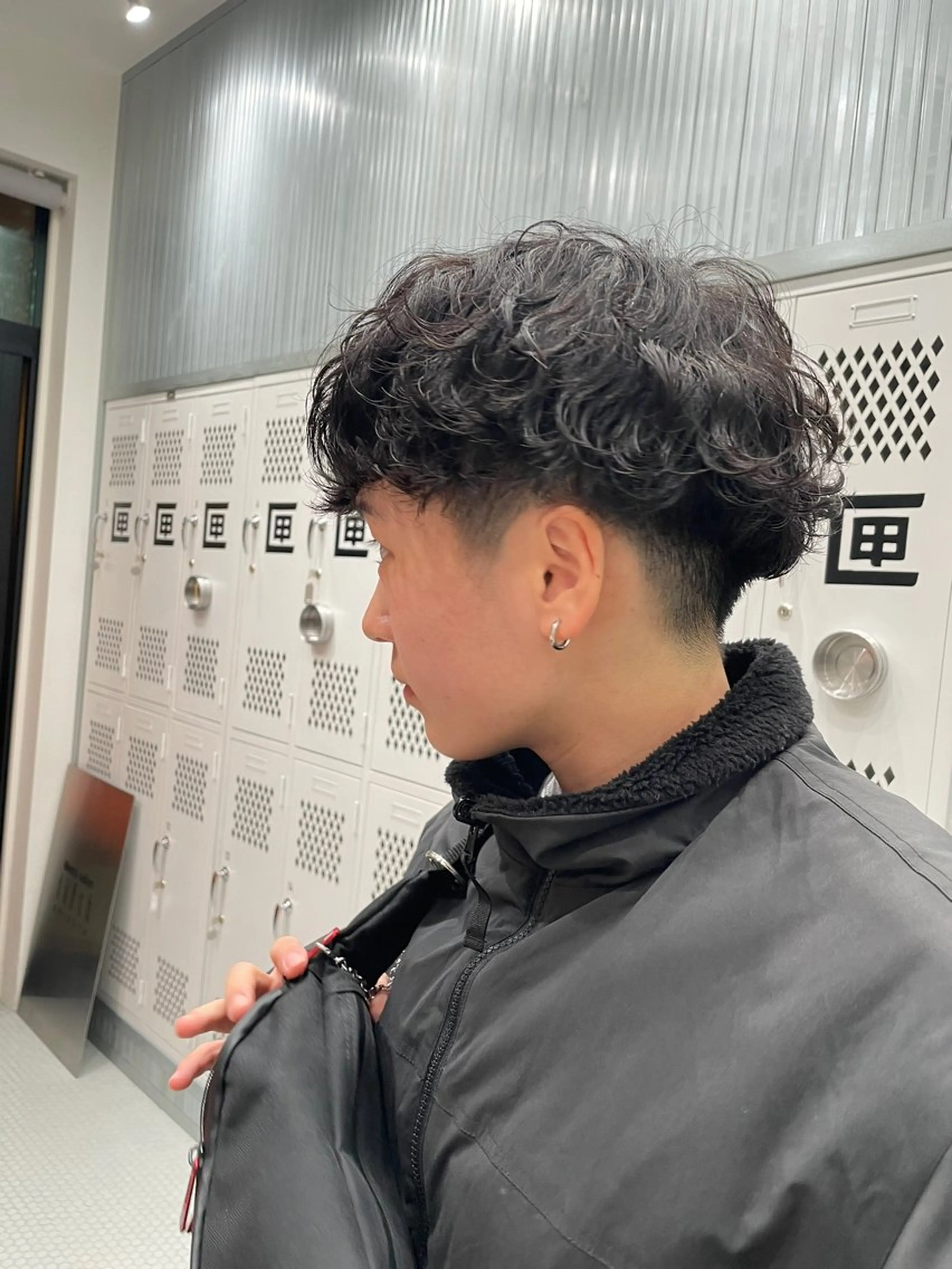 ショート メンズ メンズパーマ 波巻きパーマ fifth /鈴木あづさのヘアスタイル